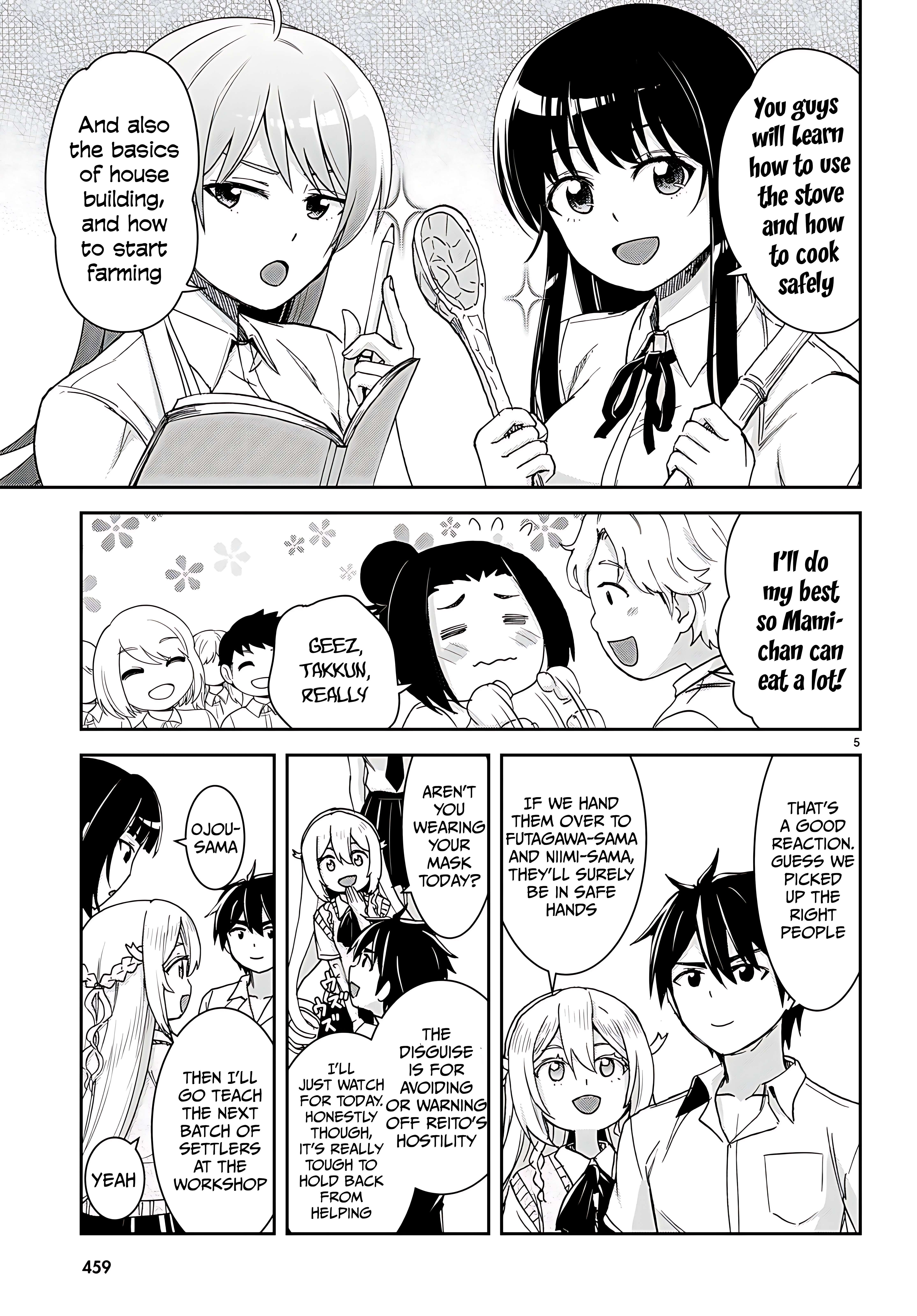 Isekai Yurutto Survival Seikatsu: Gakkou No Minna To Isekai No Mujintou Ni Tenishitakedo Ore Dake Rakushou Desu Chapter 37 - Page 6