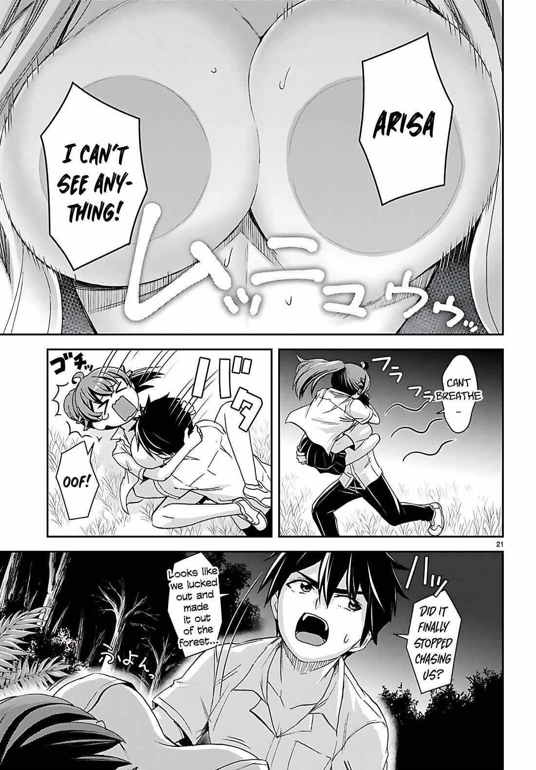 Isekai Yurutto Survival Seikatsu: Gakkou No Minna To Isekai No Mujintou Ni Tenishitakedo Ore Dake Rakushou Desu Chapter 39 - Page 21