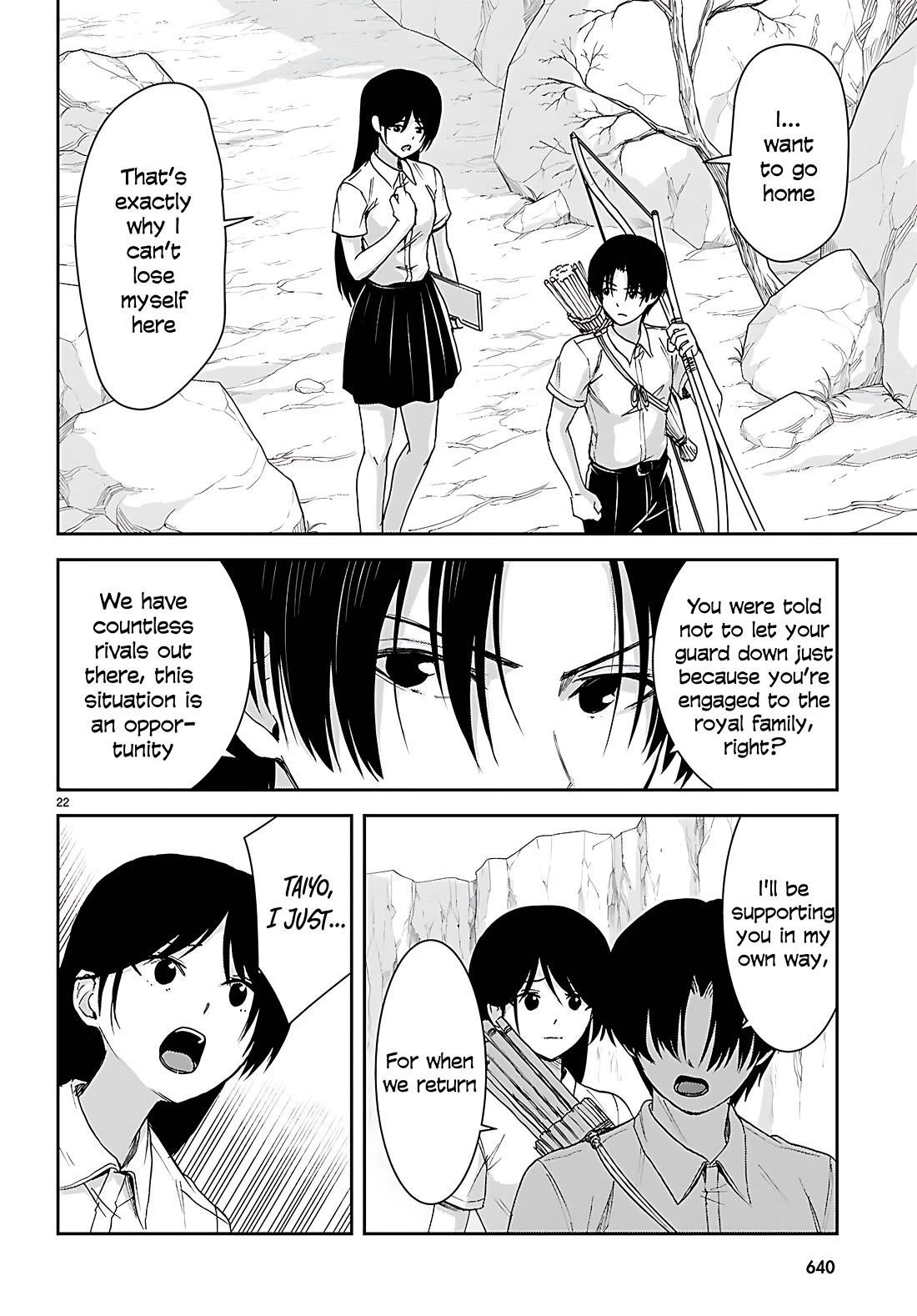 Isekai Yurutto Survival Seikatsu: Gakkou No Minna To Isekai No Mujintou Ni Tenishitakedo Ore Dake Rakushou Desu Chapter 41 - Page 24