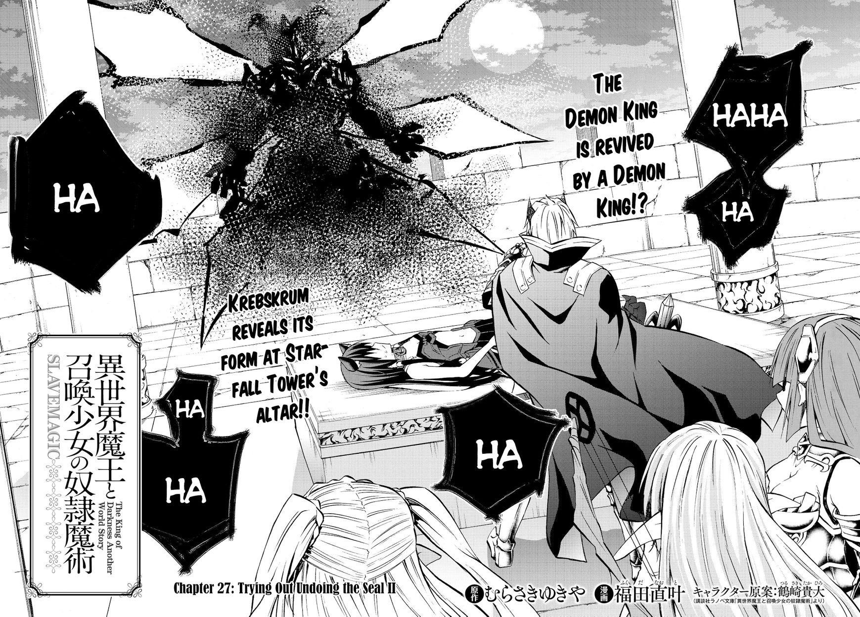 Isekai Maou To Shoukan Shoujo Dorei Majutsu Chapter 27.1 - Page 2