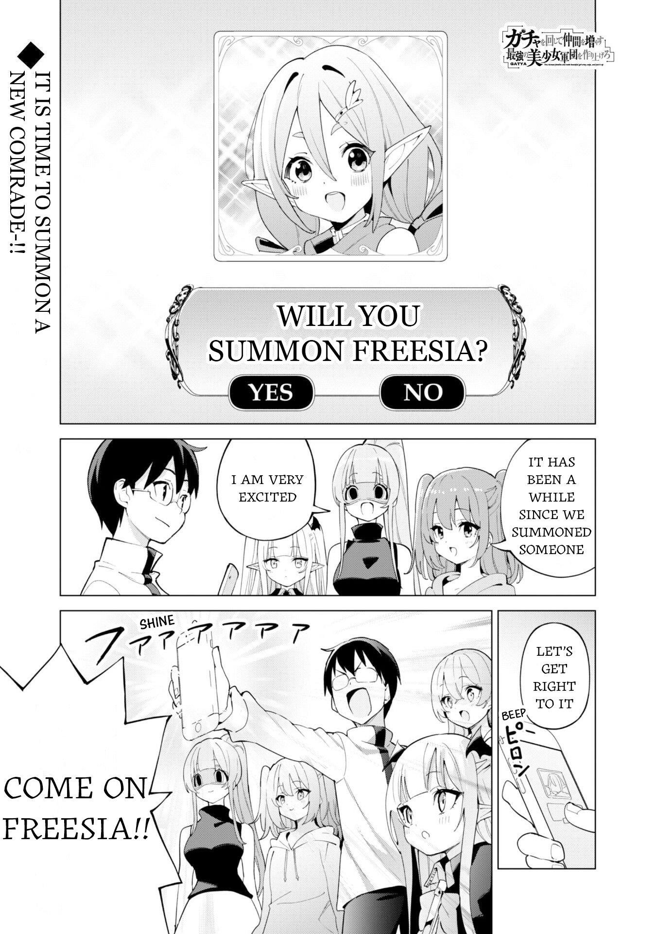 Gacha wo Mawashite Nakama wo Fuyasu: Saikyou no Bishoujo Gundan wo Tsukuriagero Chapter 75 - Page 2