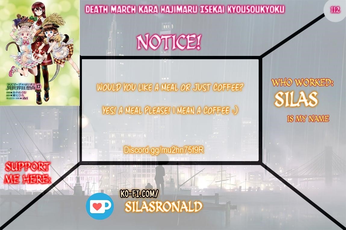 Death March Kara Hajimaru Isekai Kyousoukyoku Chapter 112 - Page 1