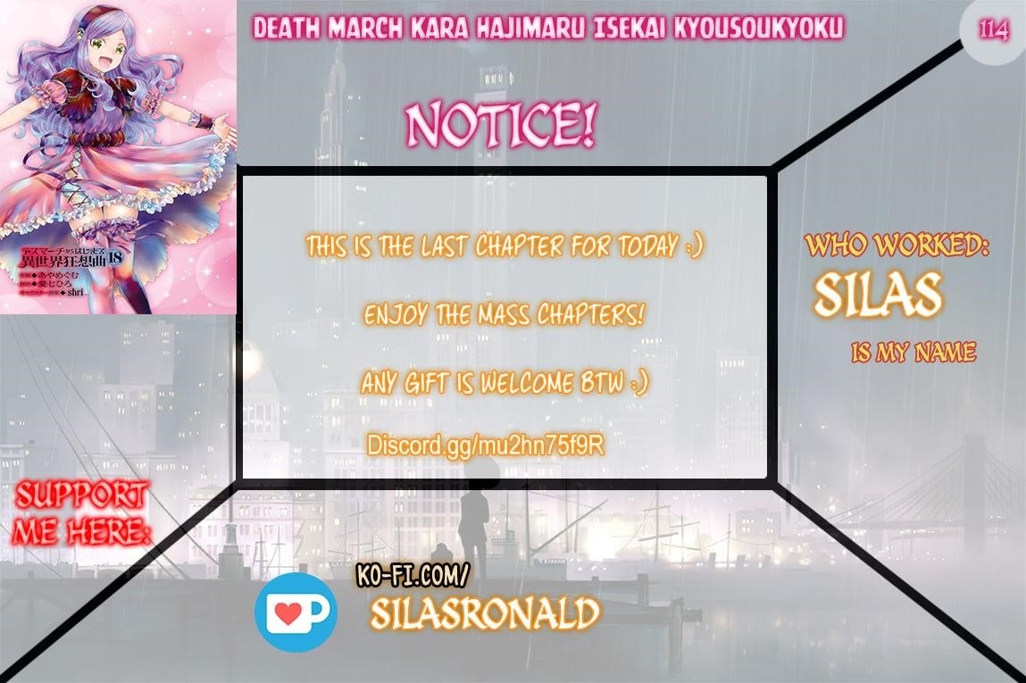 Death March Kara Hajimaru Isekai Kyousoukyoku Chapter 114 - Page 1