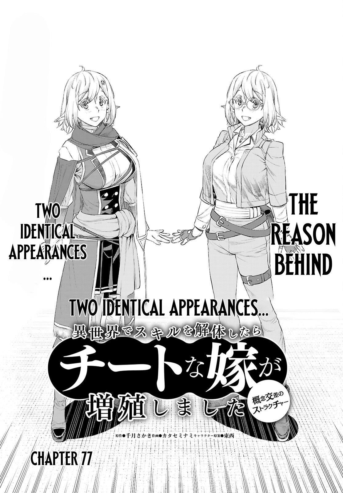 Isekai De Skill Wo Kaitai Shitara Cheat Na Yome Ga Zoushoku Shimashita: Gainen Kousa No Structure Chapter 77 - Page 3