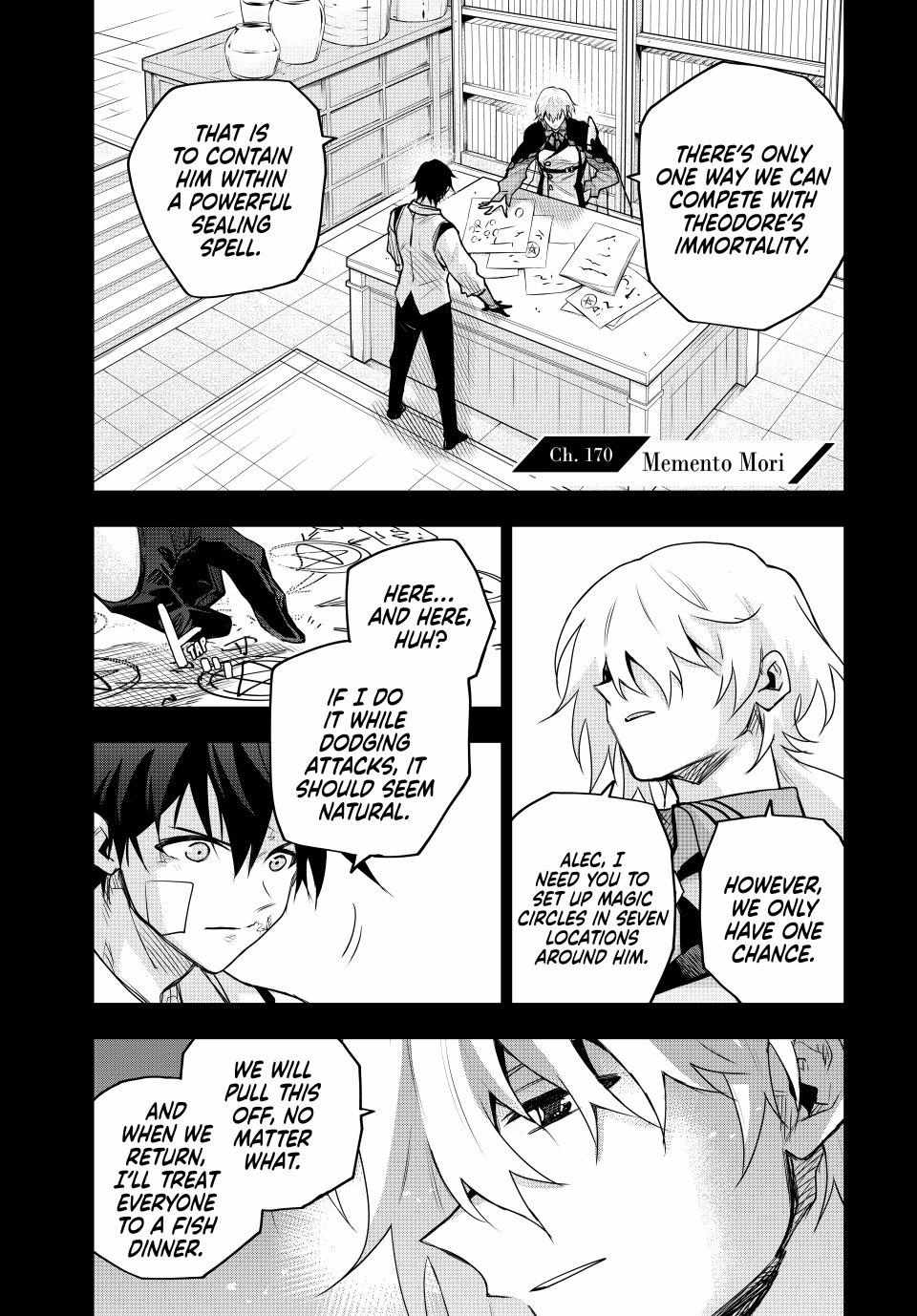 A Court Magician, Who Was Focused On Supportive Magic Because His Allies Were Too Weak, Aims To Become The Strongest After Being Banished Chapter 170 - Page 1