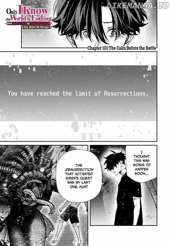 Only I Know That the World Will End Chapter 101 - Page 1