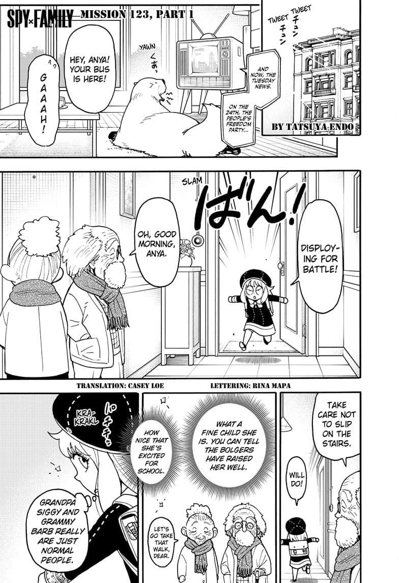 Spy X Family Chapter 123.1 - Page 1