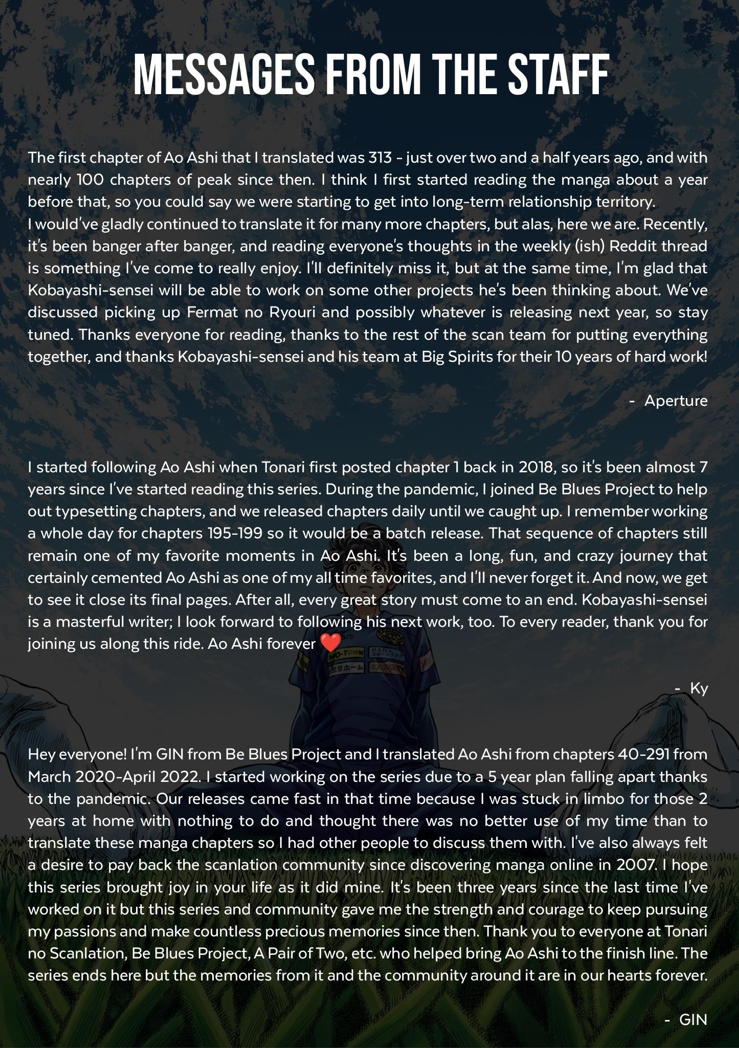 Ao Ashi Chapter 410 - Page 34