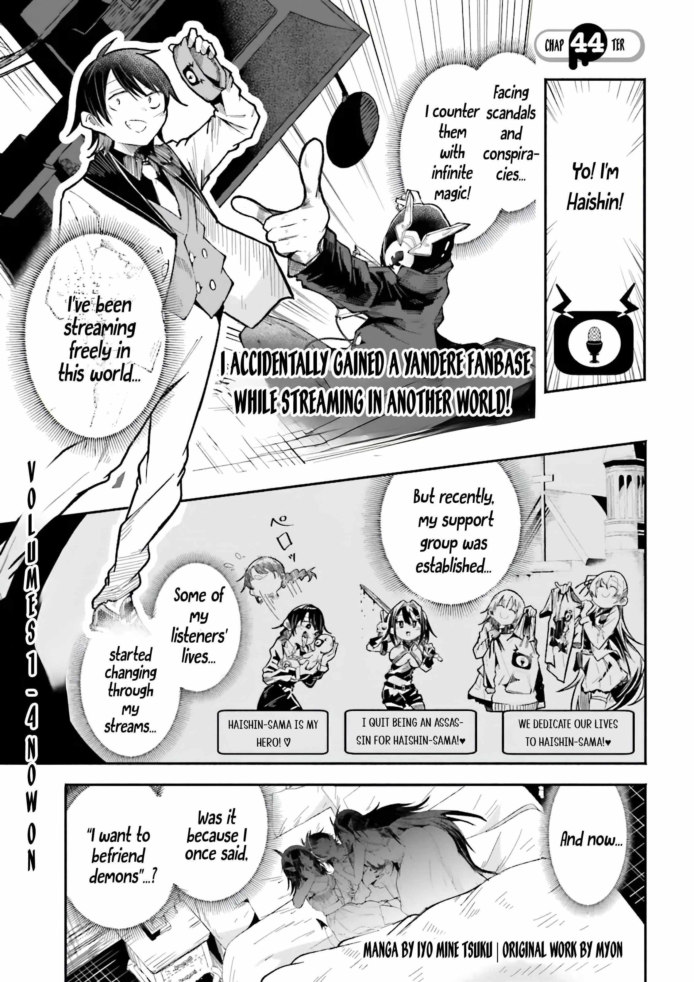 The Case In Which Streaming In Another World Led To The Creation Of A Massive Yandere Following Chapter 44 - Page 1