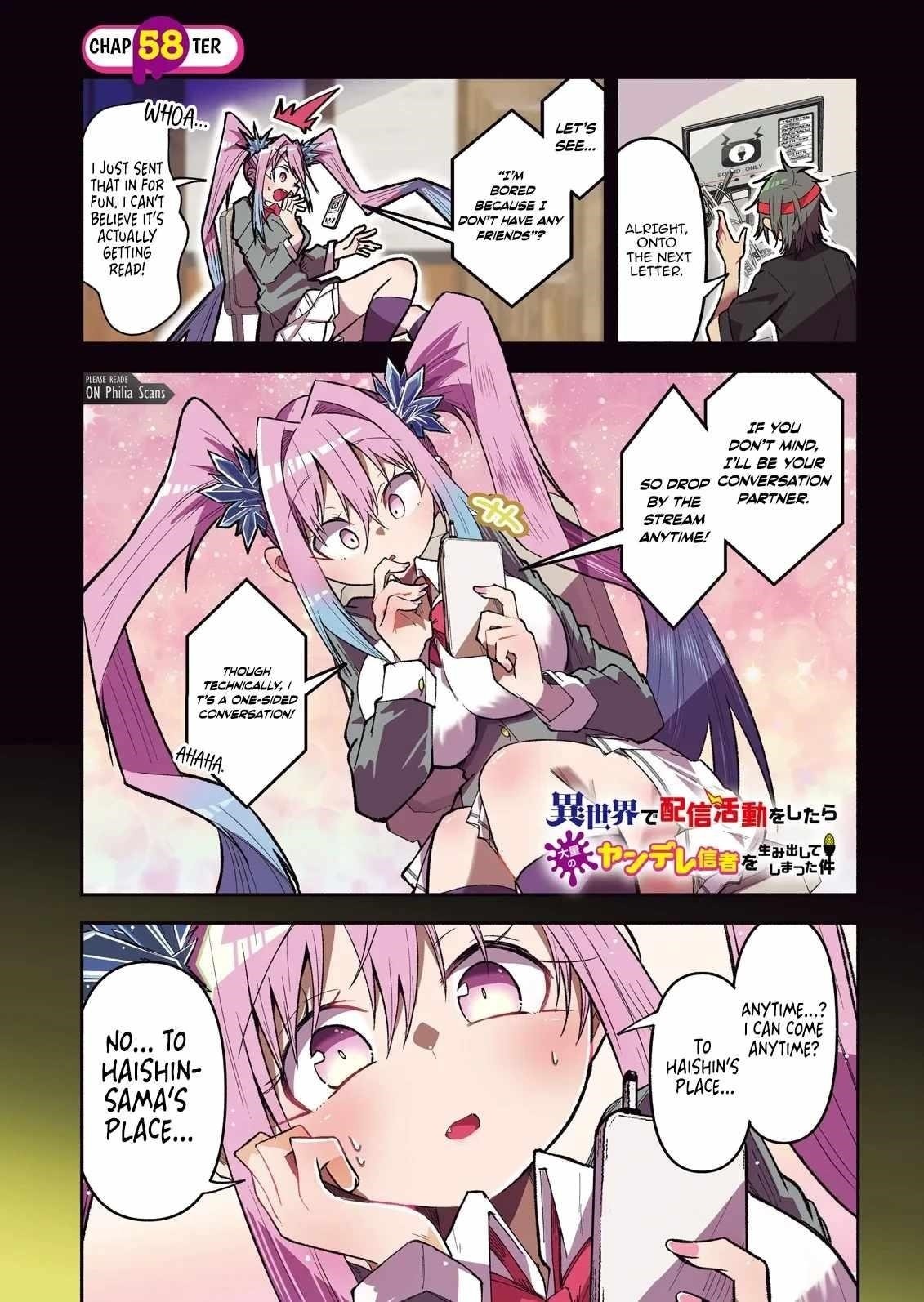 The Case In Which Streaming In Another World Led To The Creation Of A Massive Yandere Following Chapter 58.1 - Page 1