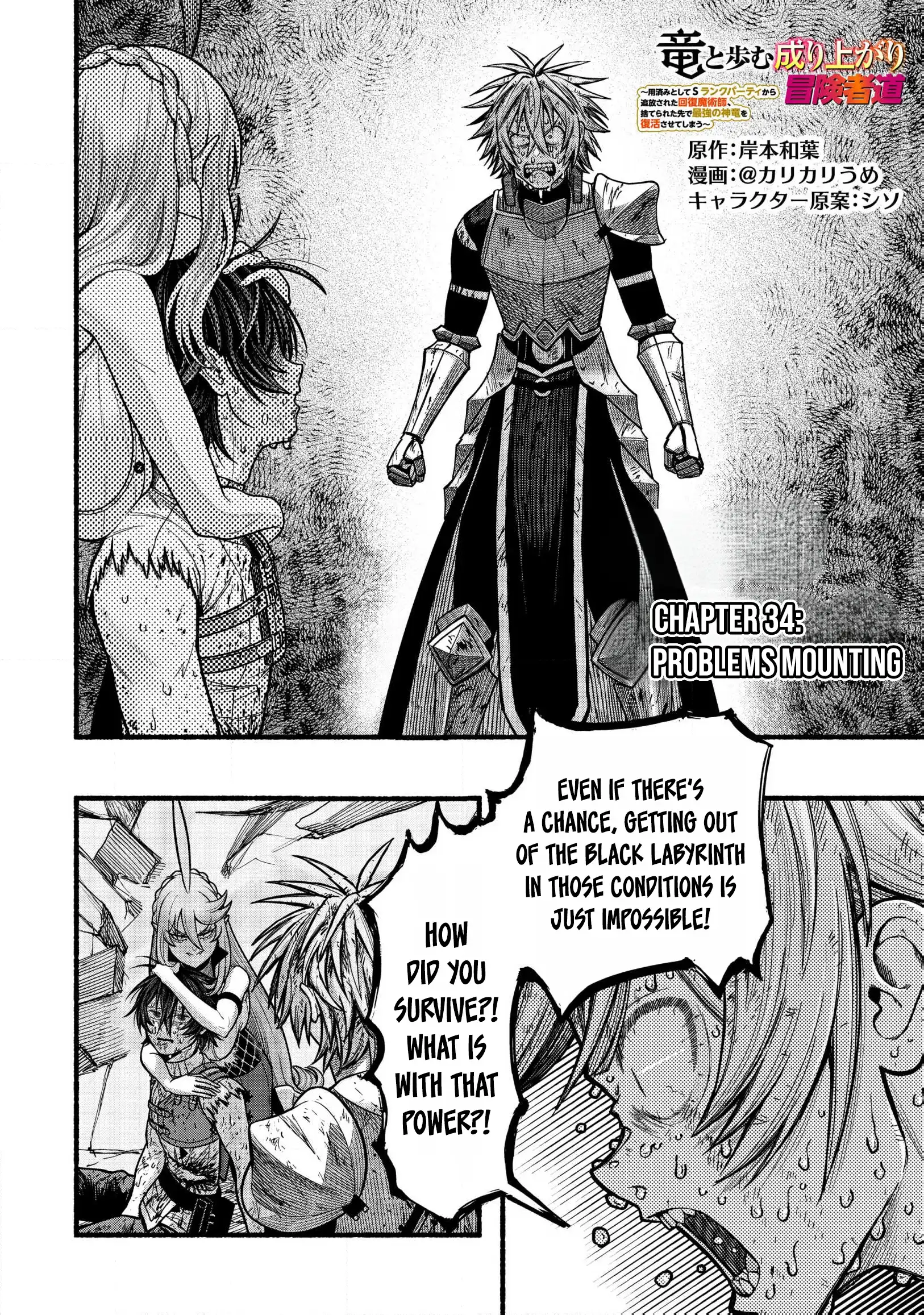 A story about a Dragon and the Rising of an Adventurer ~ A healer who was seen as useless and was kicked out from an S rank party, goes off to revive the strongest dragon in an abandoned area Chapter 34 - Page 3