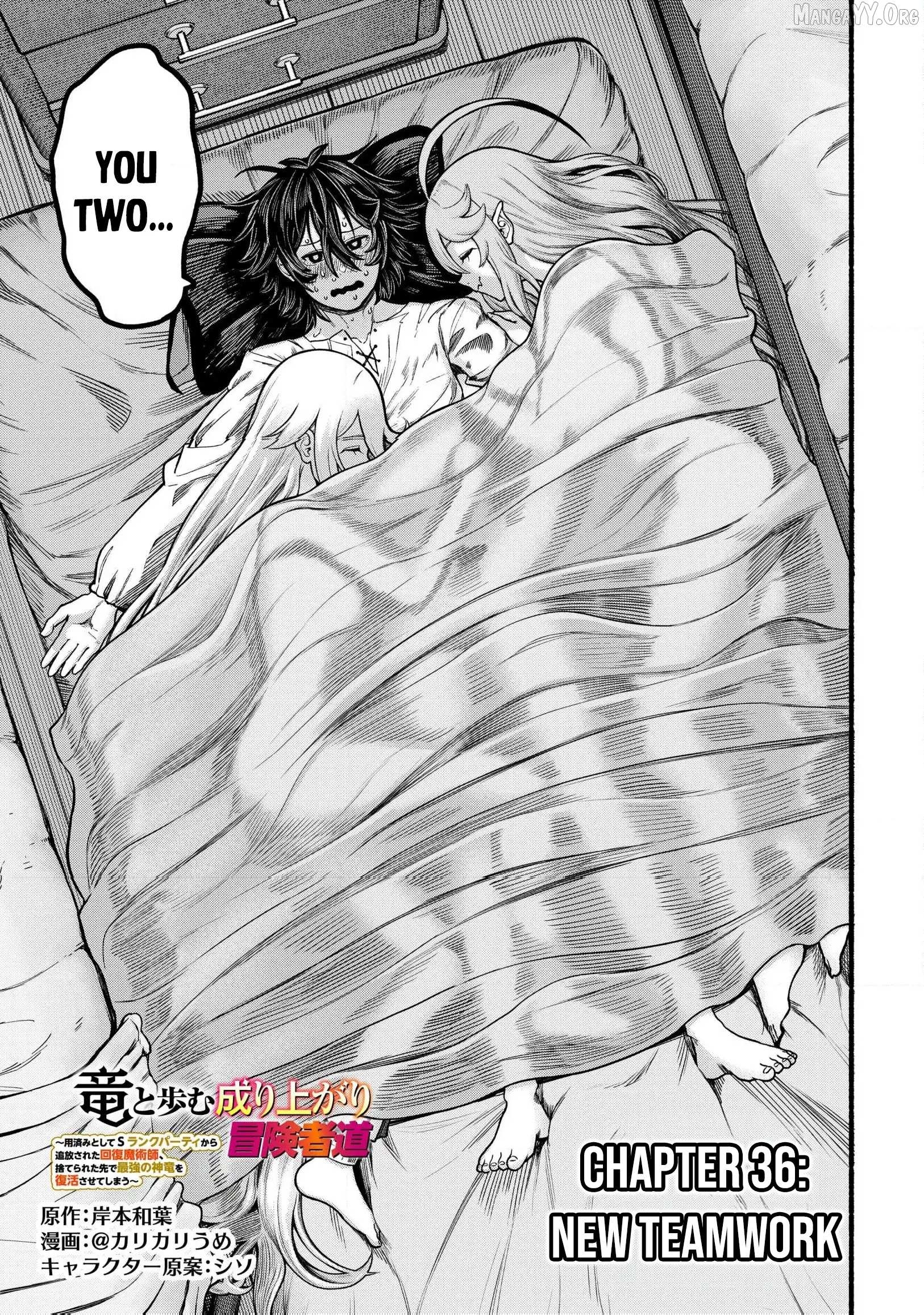 A story about a Dragon and the Rising of an Adventurer ~ A healer who was seen as useless and was kicked out from an S rank party, goes off to revive the strongest dragon in an abandoned area Chapter 36 - Page 3