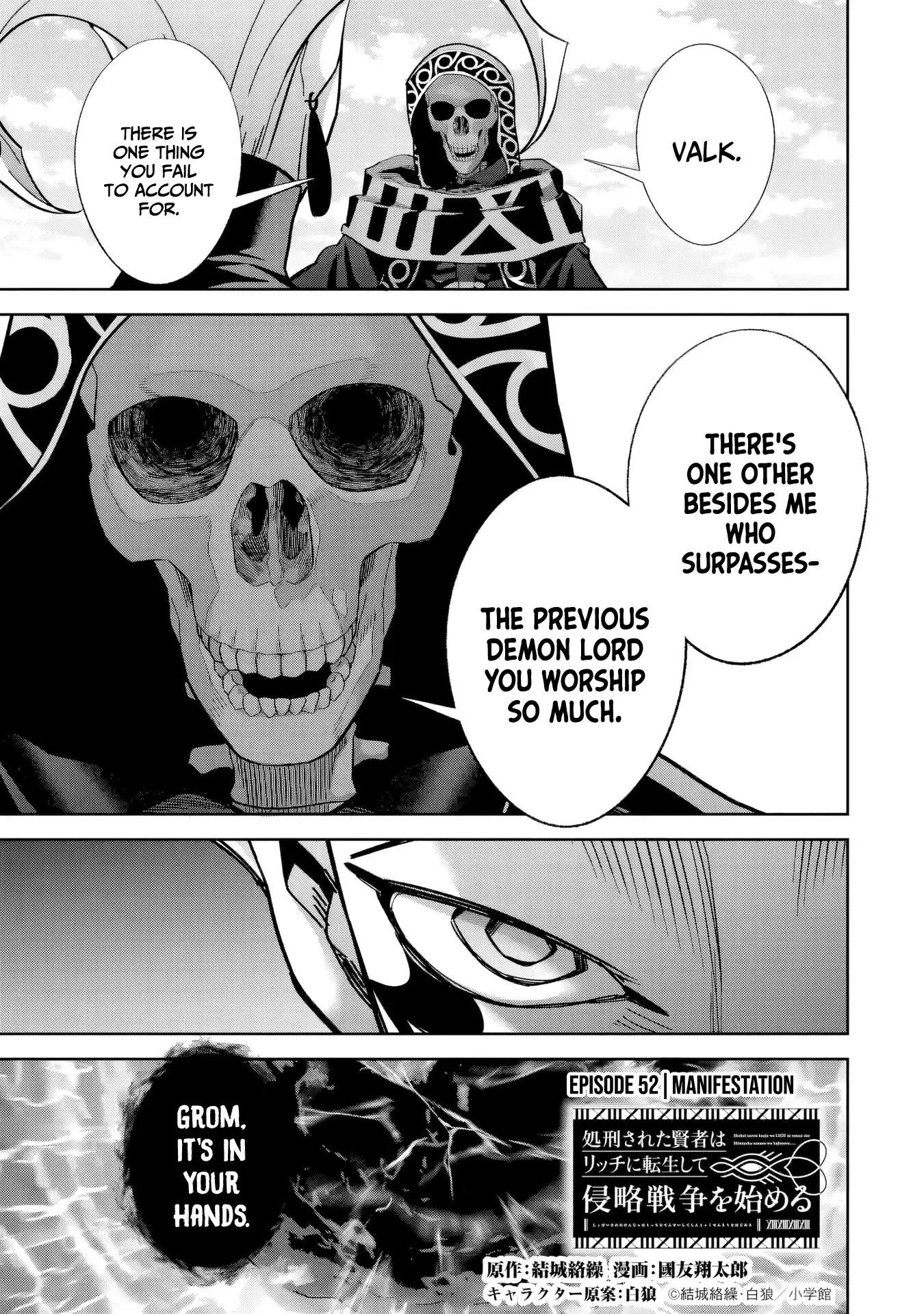 The Executed Sage Is Reincarnated as a Lich and Starts an All-Out War Chapter 52 - Page 1