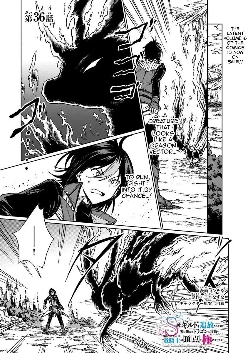 I’ve Been Kicked Out of an S-Rank Guild. But Only I Can Communicate With Dragons. Before I Knew It, I Became the Greatest Dragon Knight Chapter 36 - Page 2