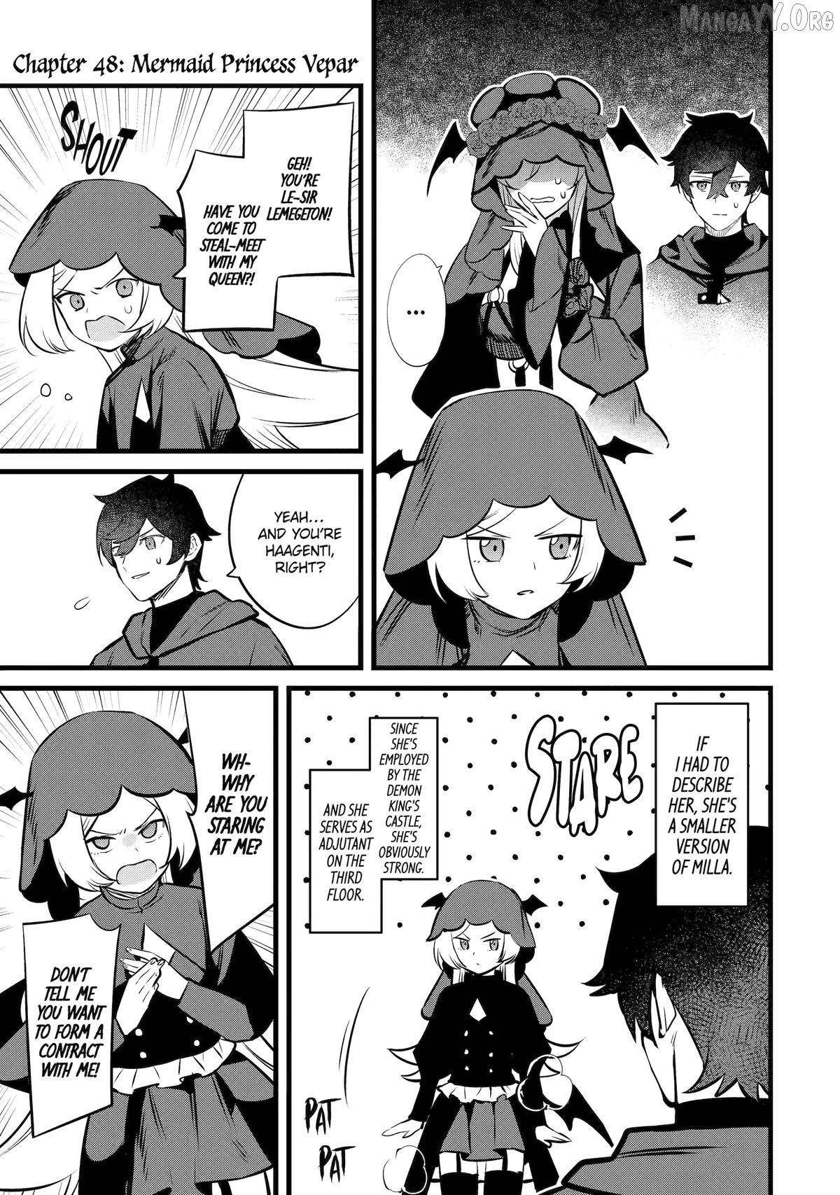 Welcome to the Impregnable Demon King Castle ~The Black Mage Who Got Kicked Out of the Hero Party Due to His Unnecessary Debuffs Gets Welcomed by the Top Brass of the Demon King’s Army~ Chapter 48 - Page 1