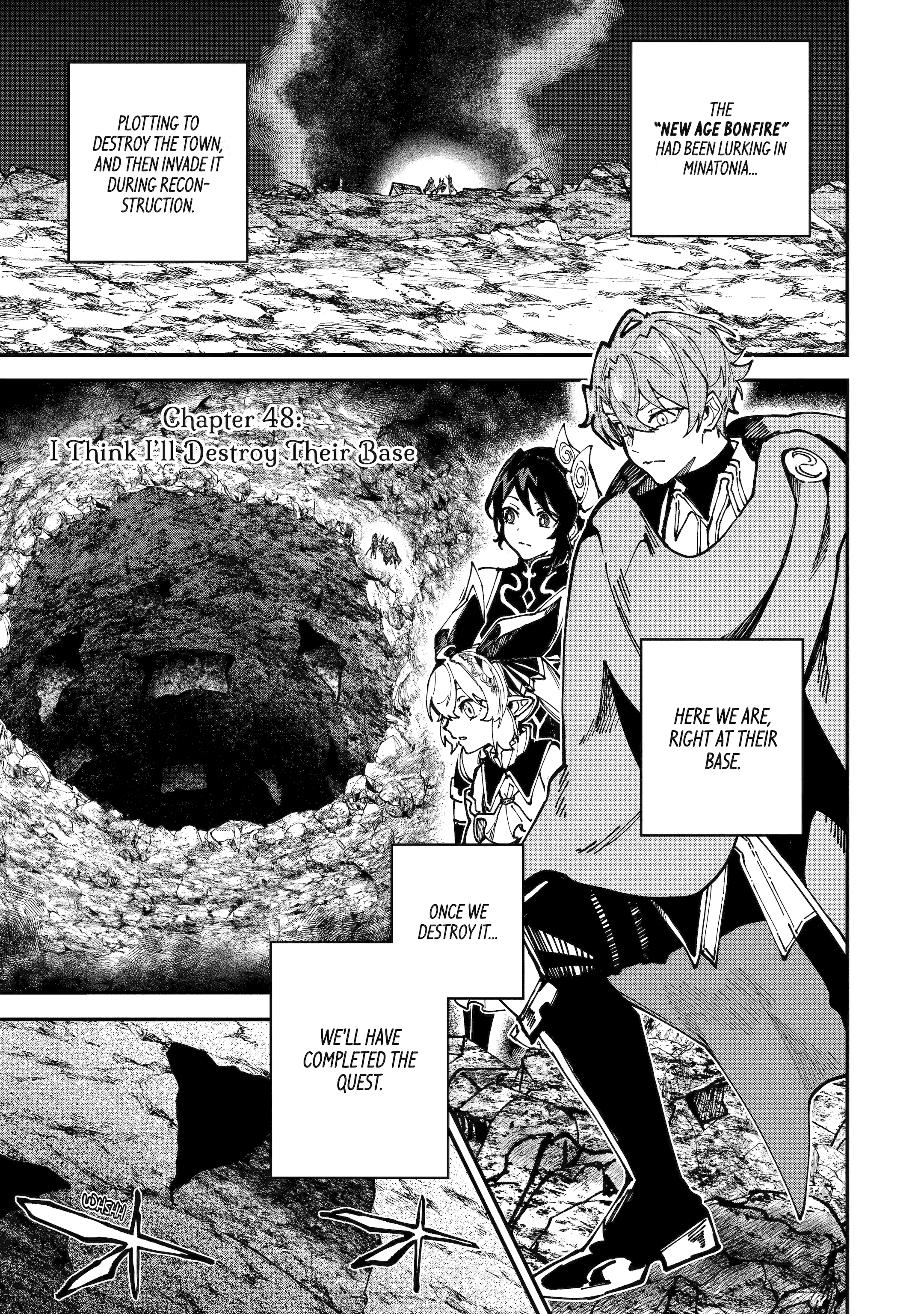 After Being Transferred to Another World I Became a Magical Swordsman Through Cheats Chapter 48 - Page 1