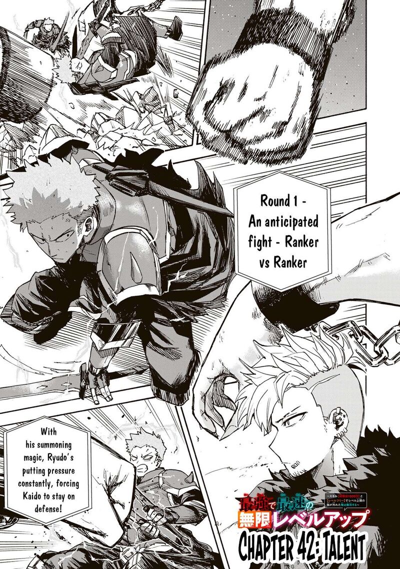 Saikyou de Saisoku no Mugen Level Up Chapter 42 - Page 1