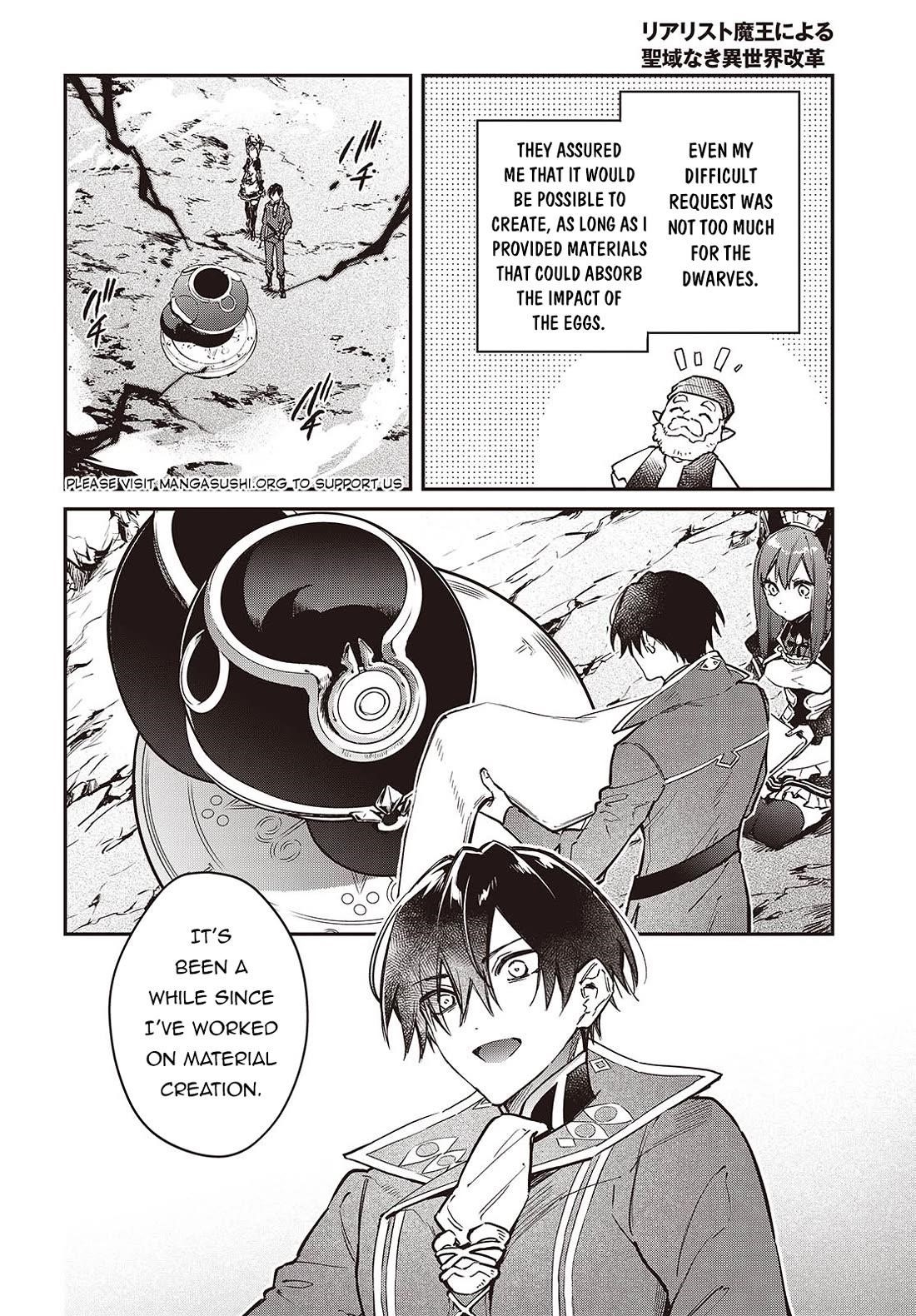 Realist Maou Niyoru Seiiki Naki Isekai Kaikaku Chapter 64 - Page 15