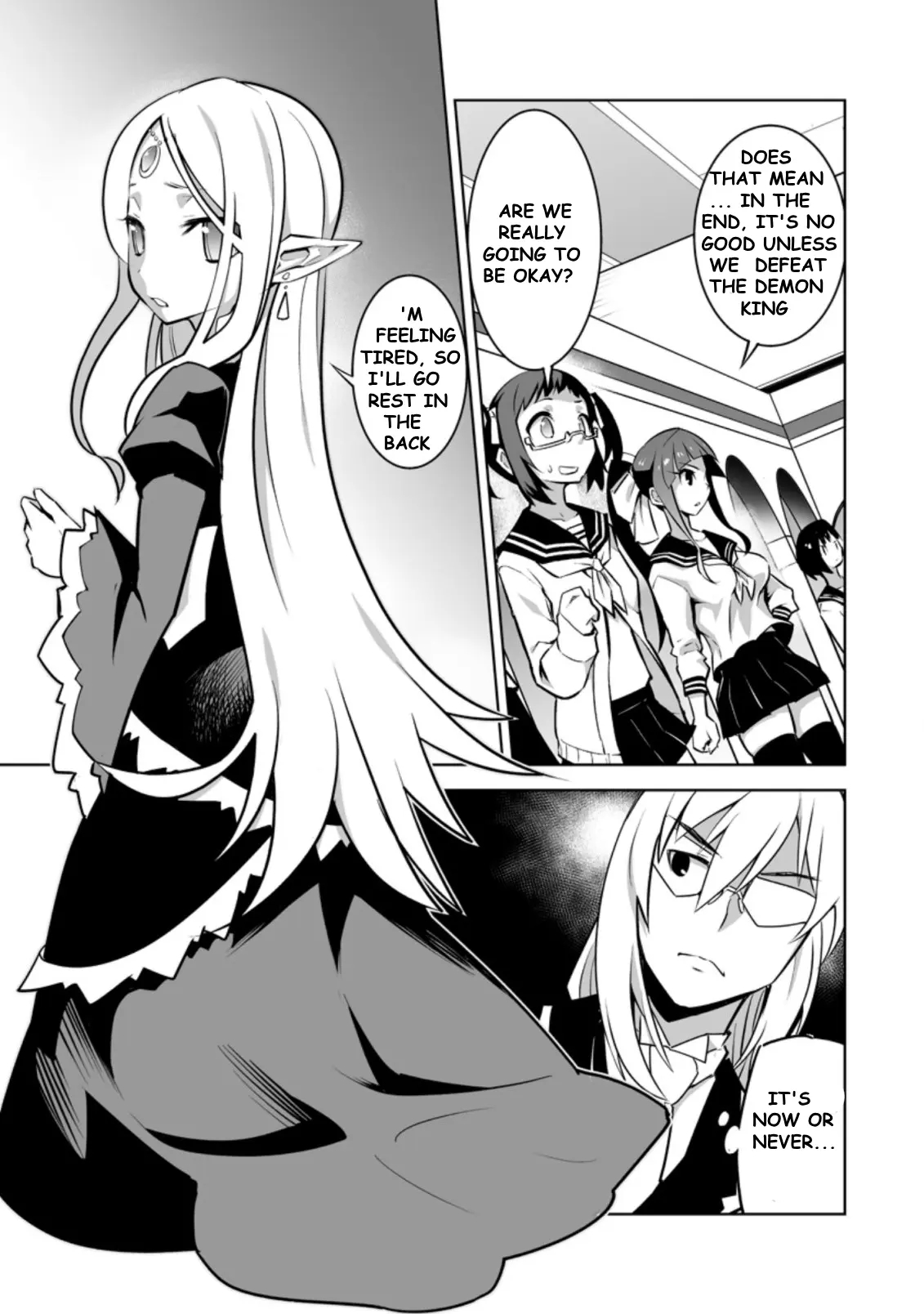 Because I was excluded out of the class transfer, I decided make a classmate harem Chapter 22.1 - Page 3