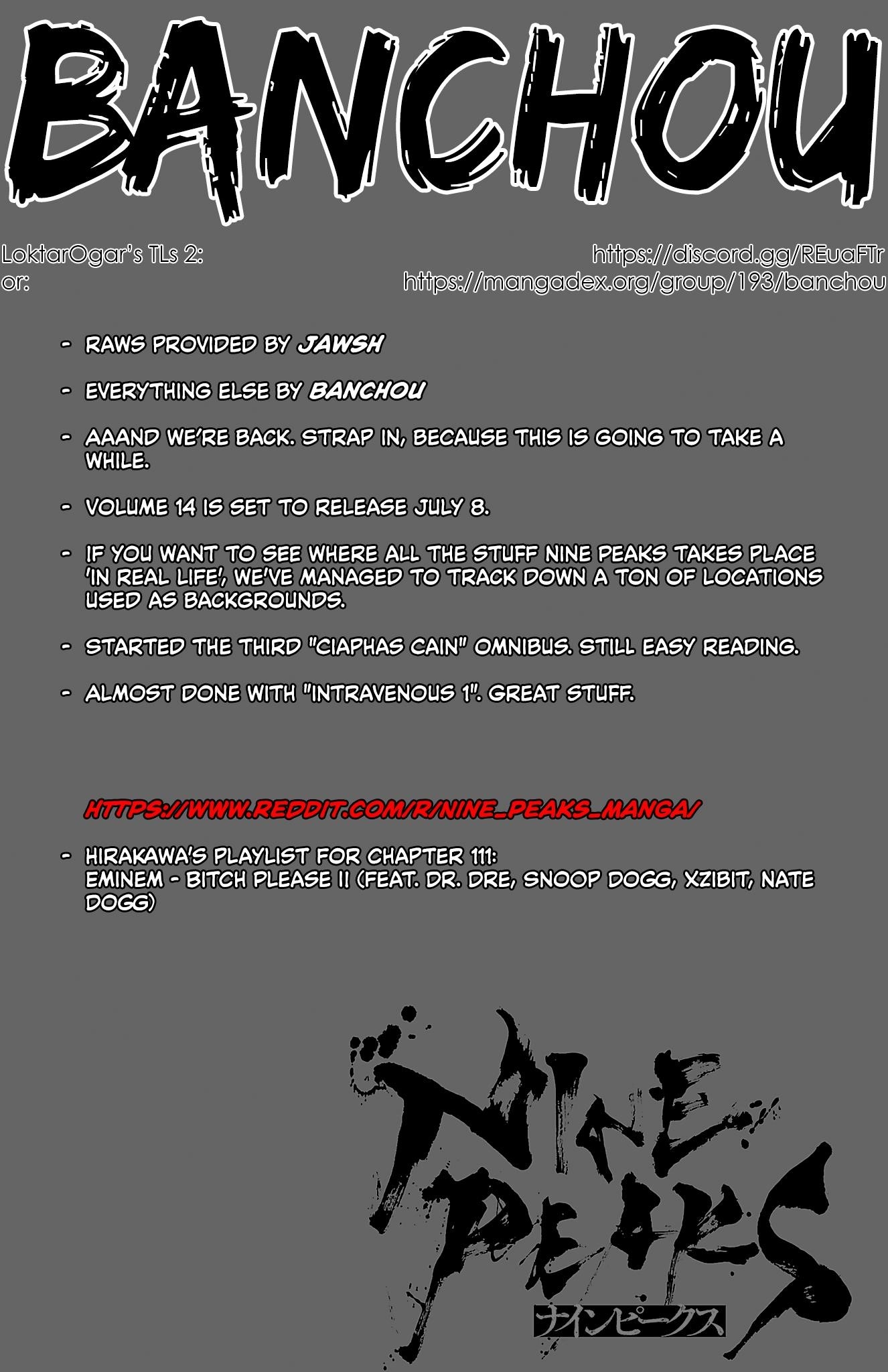 Nine Peaks Chapter 111 - Page 1