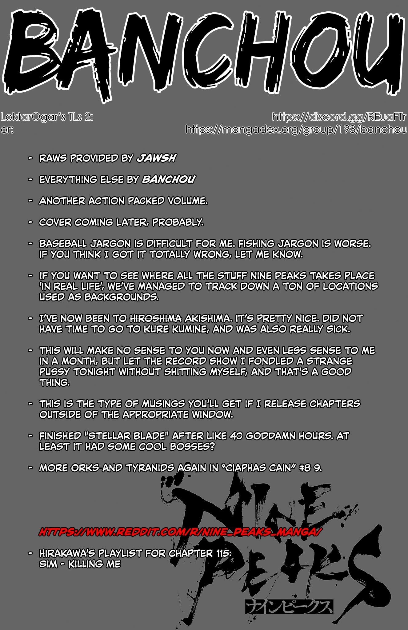 Nine Peaks Chapter 115 - Page 1