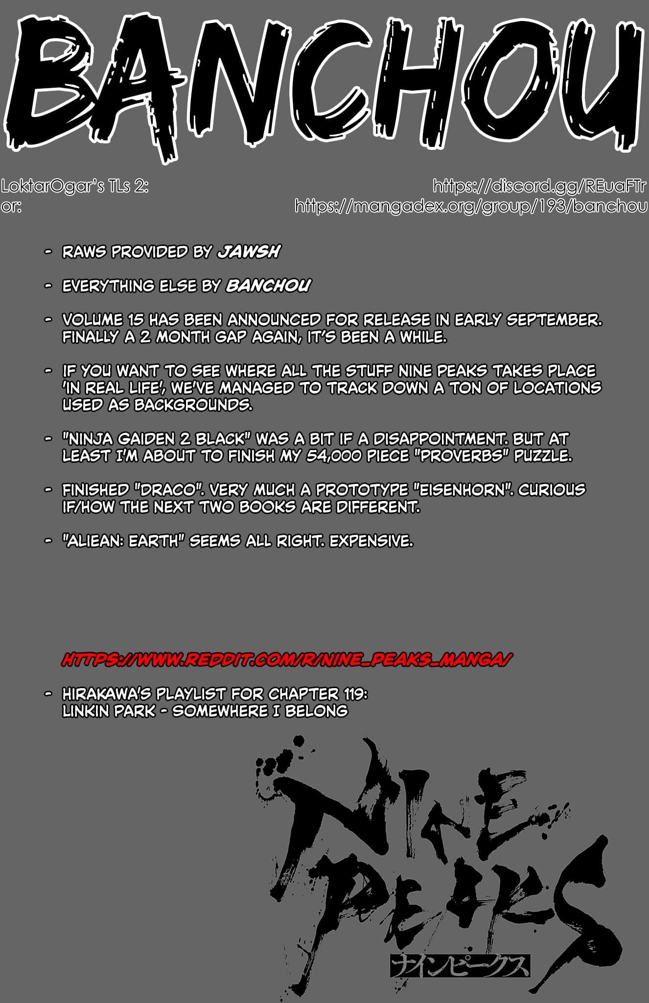 Nine Peaks Chapter 119 - Page 1