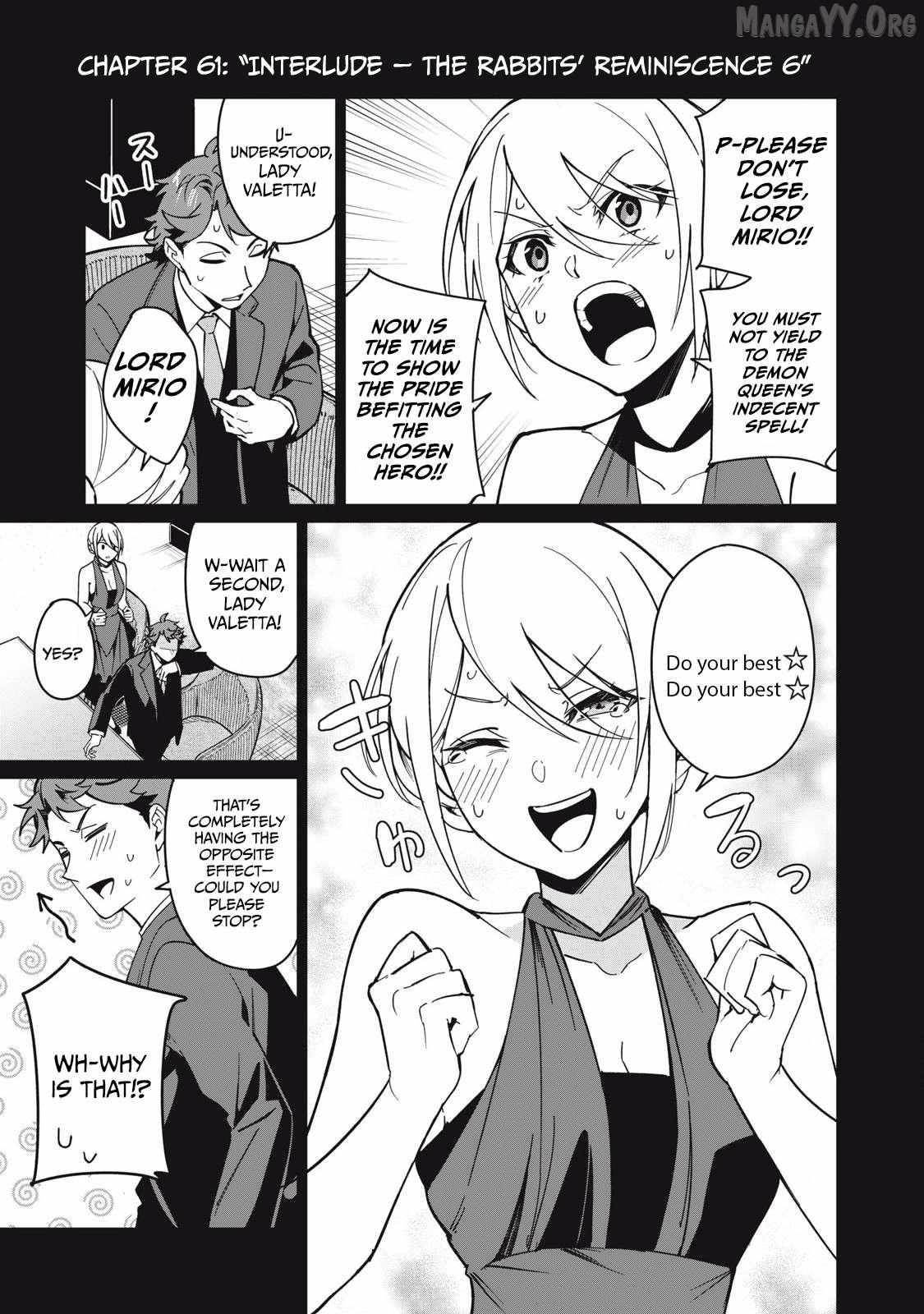 A Story About a Hero Exterminating a Dragon-Class Beautiful Girl Demon King, Who Has Very Low Self-Esteem, With Love! Chapter 61 - Page 1