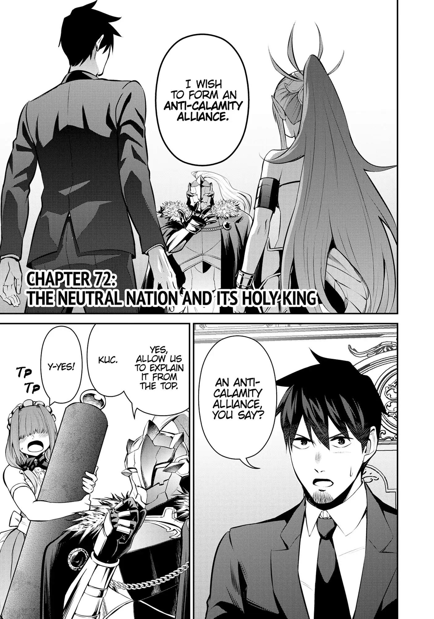 Salaryman Ga Isekai Ni Ittara Shitennou Ni Natta Hanashi Chapter 72 - Page 1