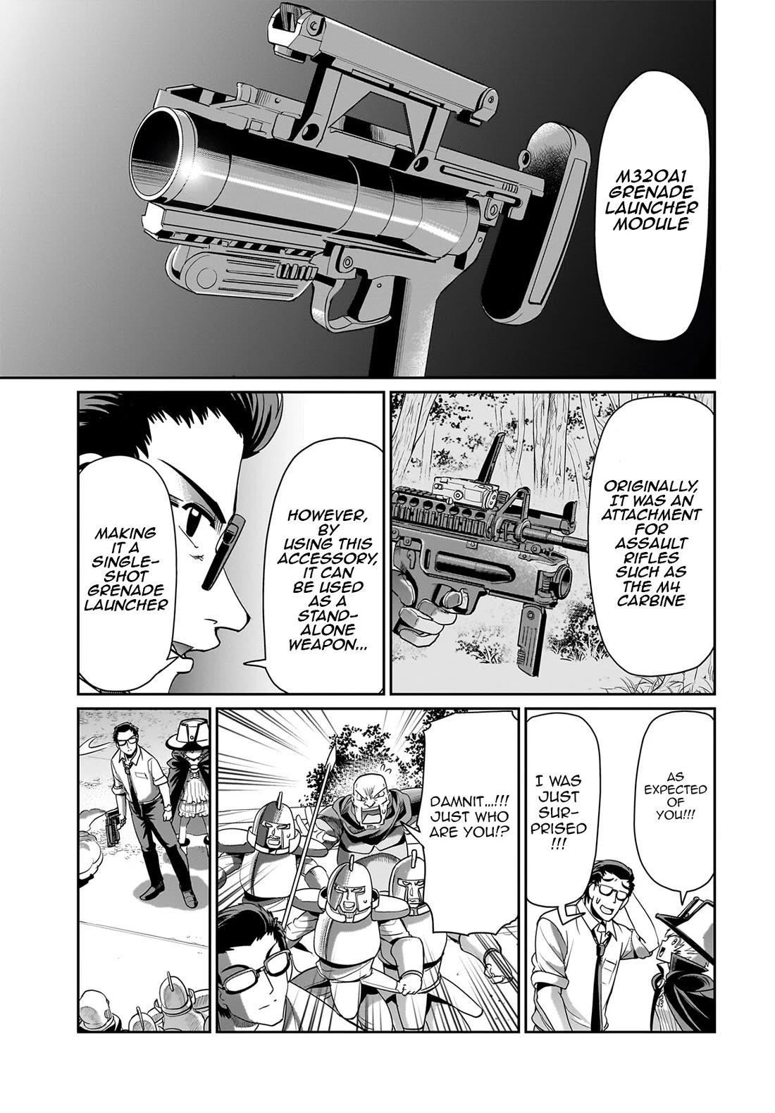 The gunner’s life of a middle-aged man summoned to another world and armed with a rifle: an airsoft addicted salaryman returns to the alternative world after work Chapter 23 - Page 20