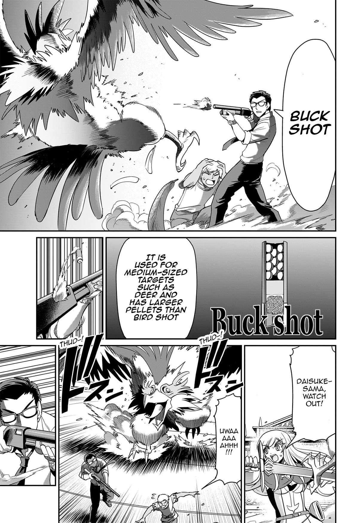 The gunner’s life of a middle-aged man summoned to another world and armed with a rifle: an airsoft addicted salaryman returns to the alternative world after work Chapter 24 - Page 11