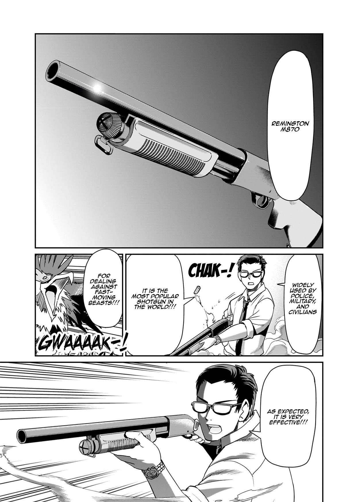 The gunner’s life of a middle-aged man summoned to another world and armed with a rifle: an airsoft addicted salaryman returns to the alternative world after work Chapter 24 - Page 9