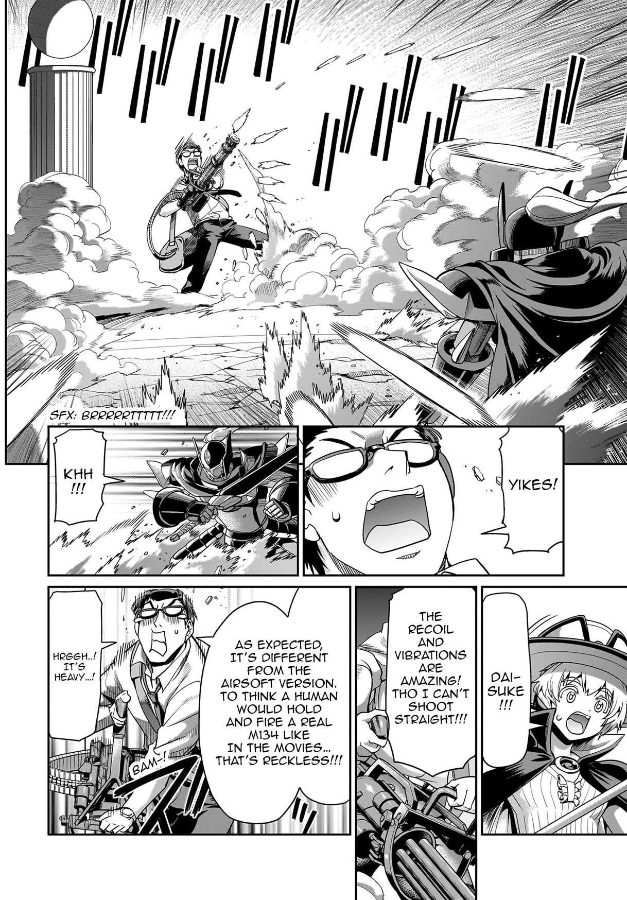 The gunner’s life of a middle-aged man summoned to another world and armed with a rifle: an airsoft addicted salaryman returns to the alternative world after work Chapter 27 - Page 2