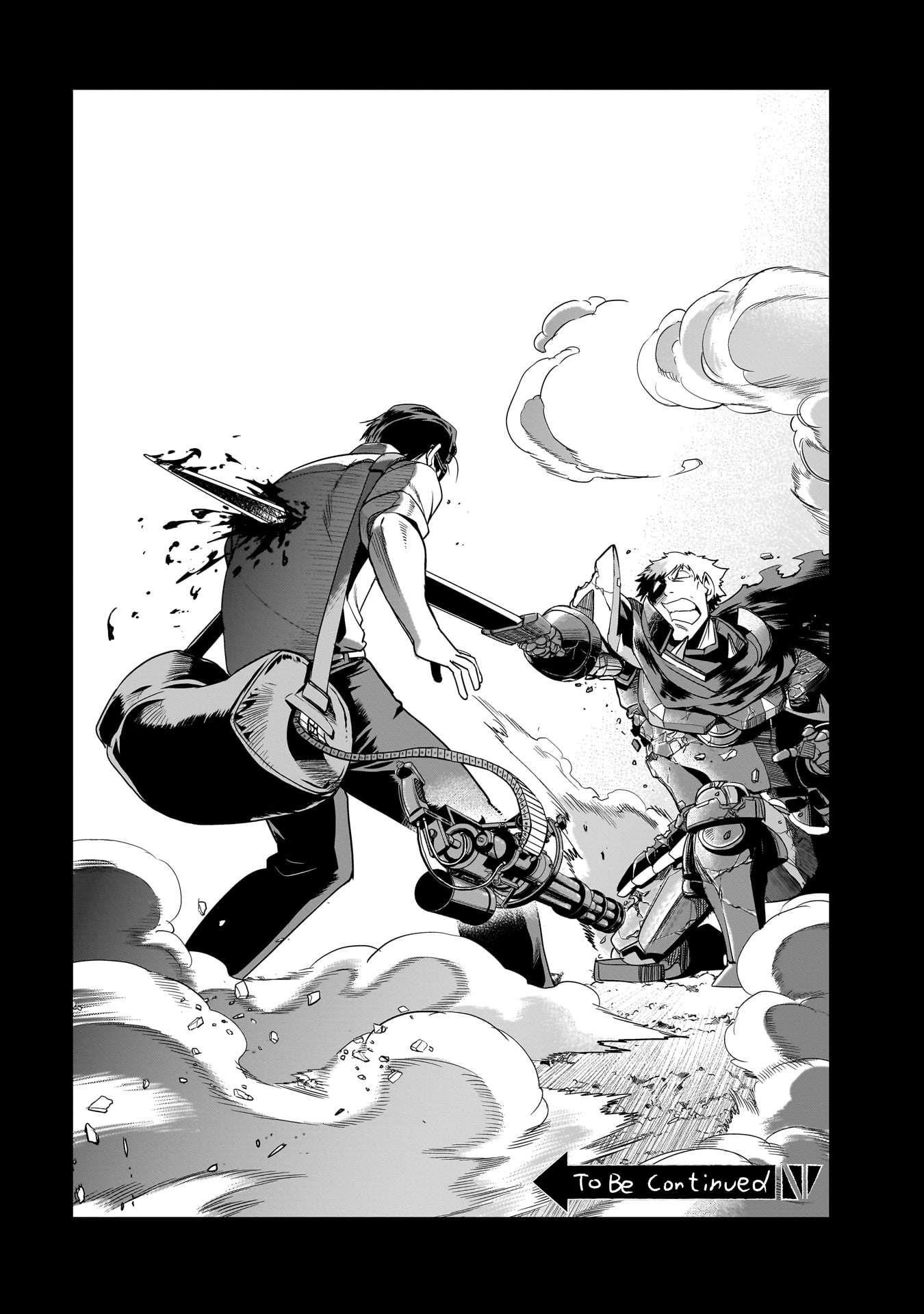 The gunner’s life of a middle-aged man summoned to another world and armed with a rifle: an airsoft addicted salaryman returns to the alternative world after work Chapter 27 - Page 23