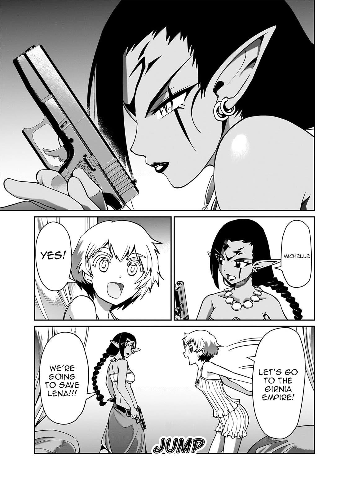 The gunner’s life of a middle-aged man summoned to another world and armed with a rifle: an airsoft addicted salaryman returns to the alternative world after work Chapter 29 - Page 16