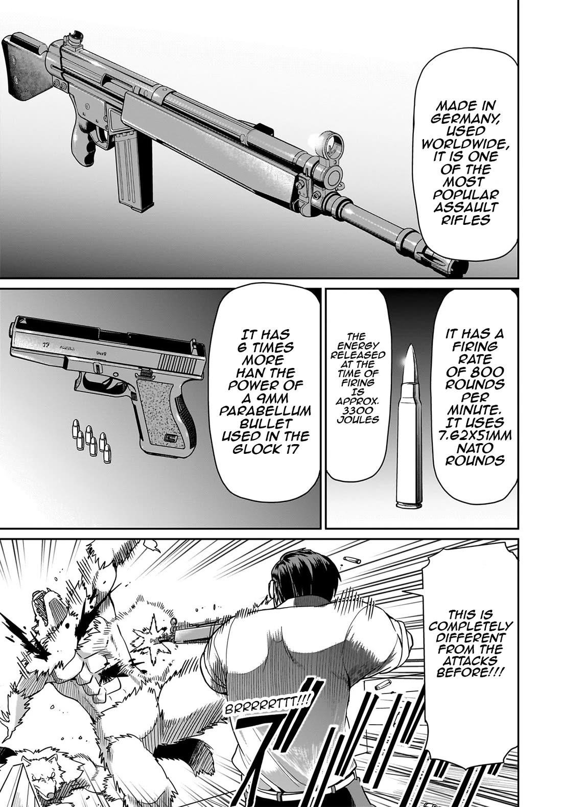The gunner’s life of a middle-aged man summoned to another world and armed with a rifle: an airsoft addicted salaryman returns to the alternative world after work Chapter 32 - Page 10
