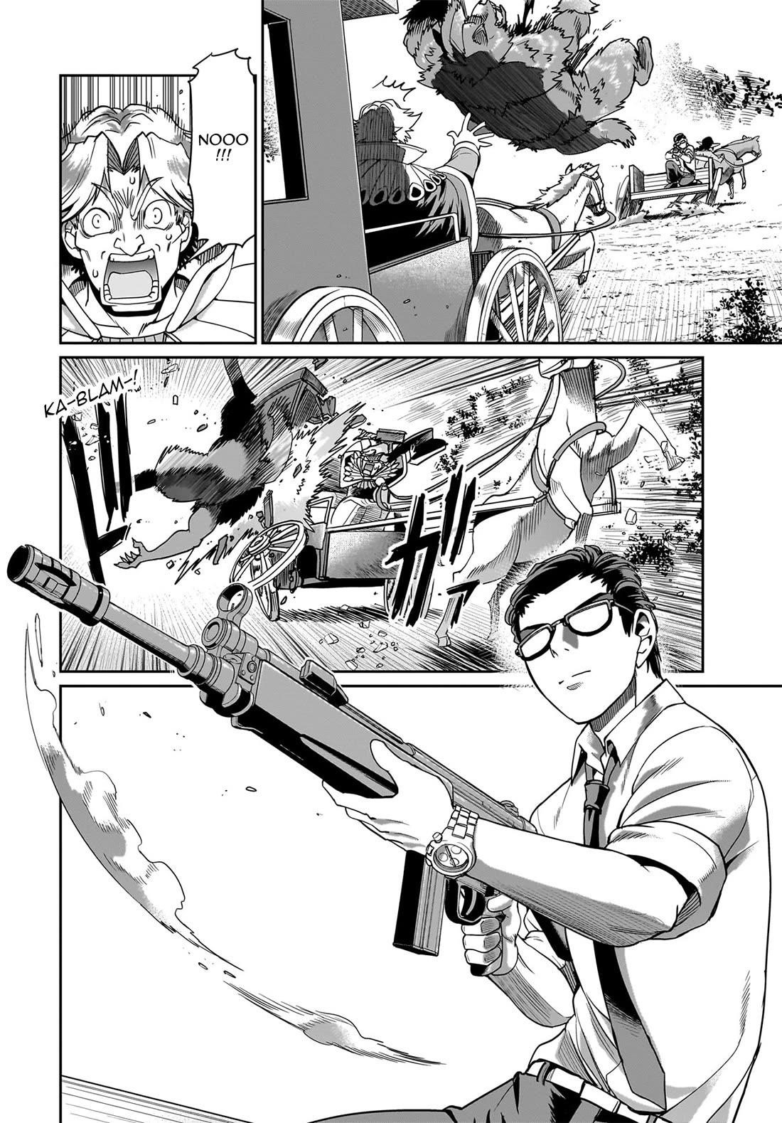 The gunner’s life of a middle-aged man summoned to another world and armed with a rifle: an airsoft addicted salaryman returns to the alternative world after work Chapter 32 - Page 15