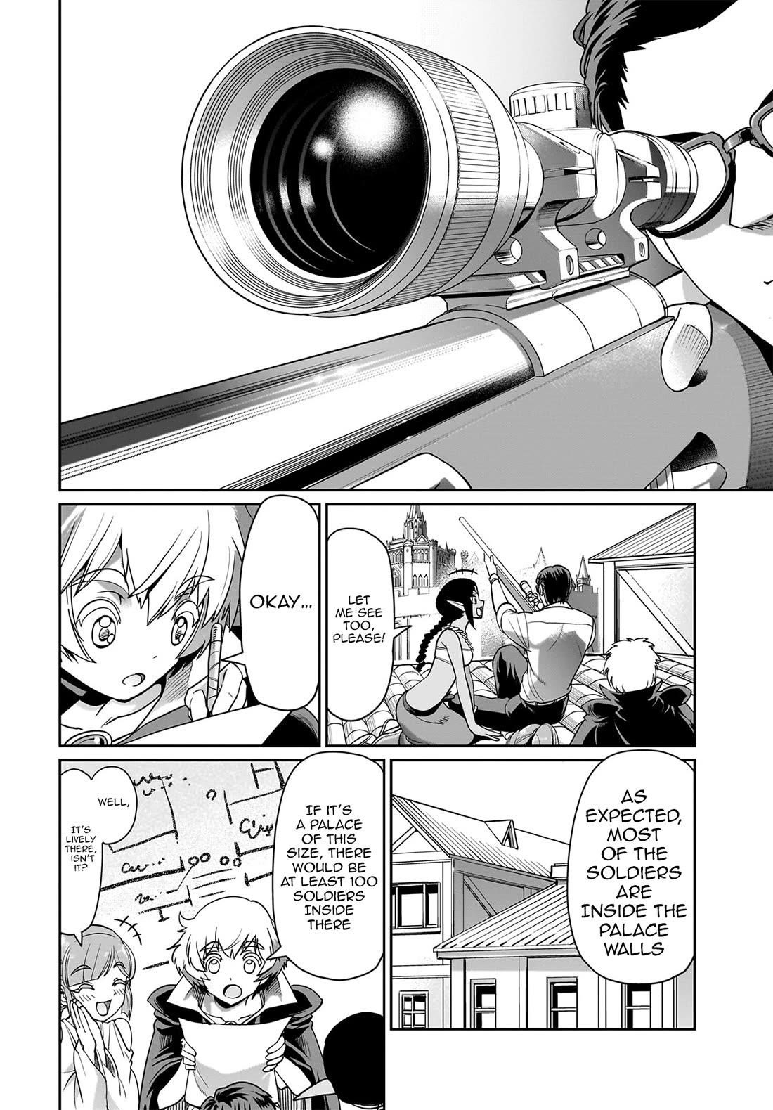 The gunner’s life of a middle-aged man summoned to another world and armed with a rifle: an airsoft addicted salaryman returns to the alternative world after work Chapter 35 - Page 3