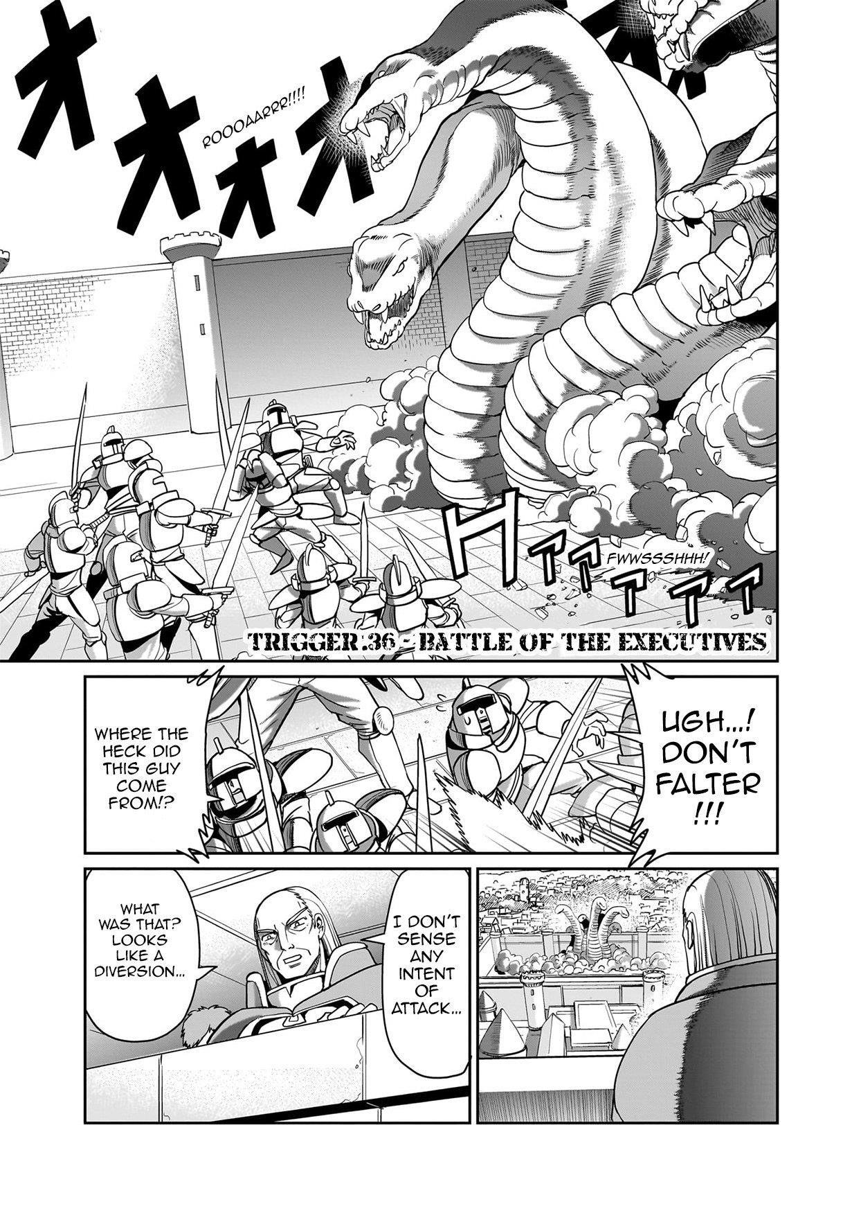 The gunner’s life of a middle-aged man summoned to another world and armed with a rifle: an airsoft addicted salaryman returns to the alternative world after work Chapter 36 - Page 2