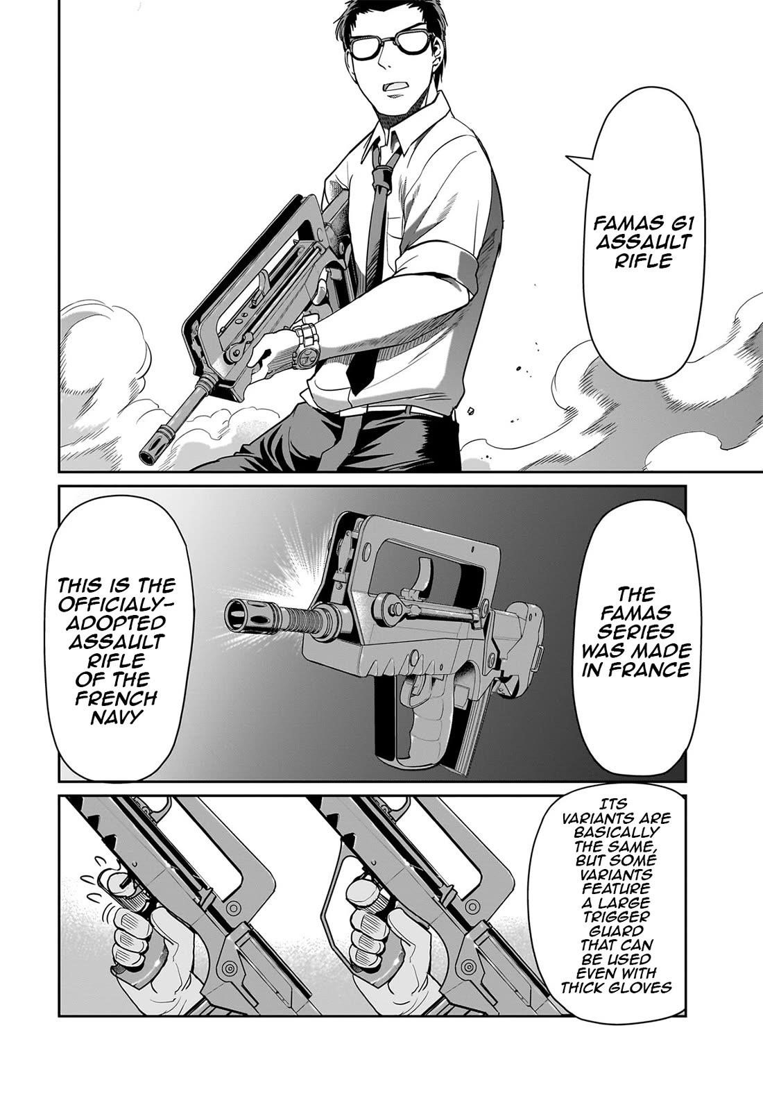 The gunner’s life of a middle-aged man summoned to another world and armed with a rifle: an airsoft addicted salaryman returns to the alternative world after work Chapter 37 - Page 13