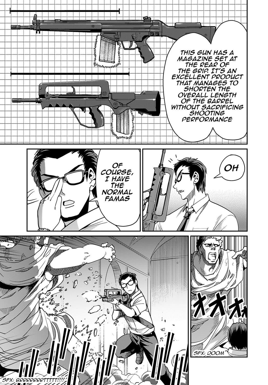 The gunner’s life of a middle-aged man summoned to another world and armed with a rifle: an airsoft addicted salaryman returns to the alternative world after work Chapter 37 - Page 14