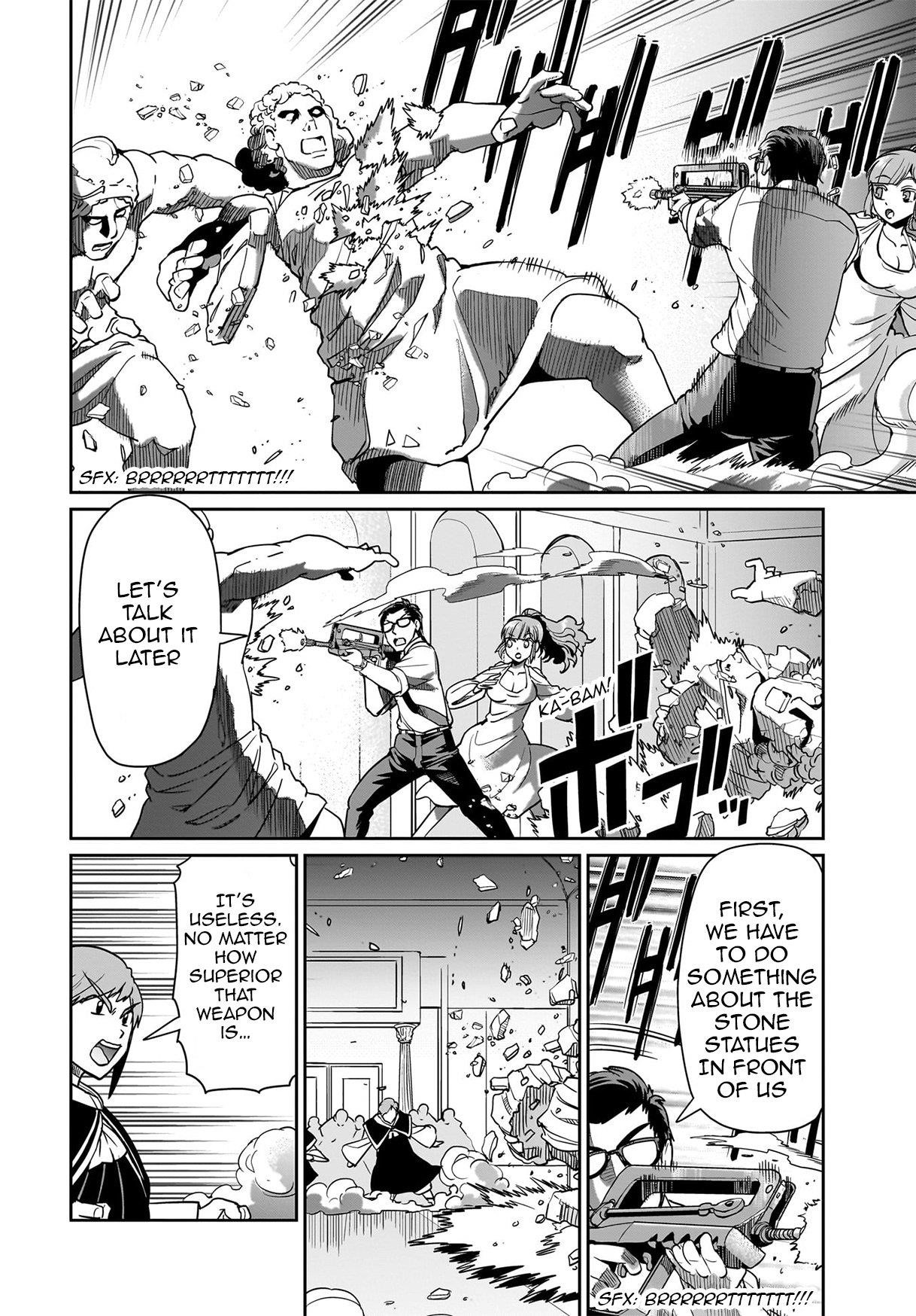 The gunner’s life of a middle-aged man summoned to another world and armed with a rifle: an airsoft addicted salaryman returns to the alternative world after work Chapter 38 - Page 5