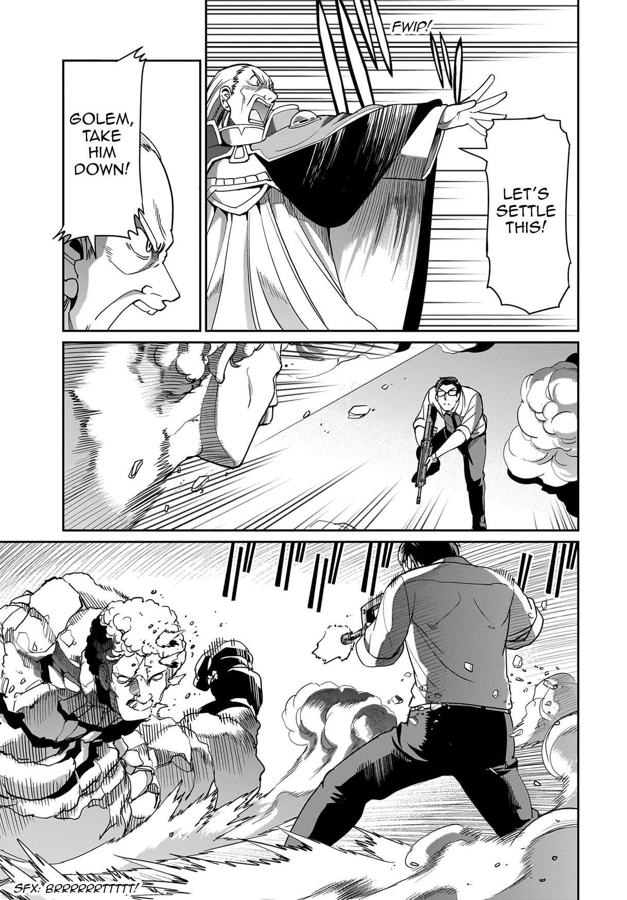 The gunner’s life of a middle-aged man summoned to another world and armed with a rifle: an airsoft addicted salaryman returns to the alternative world after work Chapter 39 - Page 5