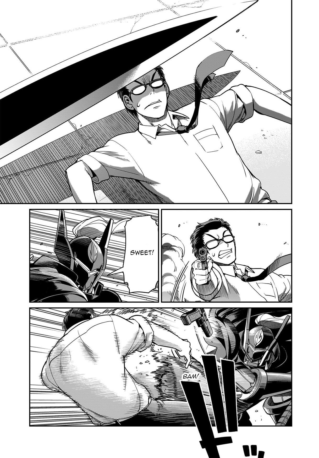 The gunner’s life of a middle-aged man summoned to another world and armed with a rifle: an airsoft addicted salaryman returns to the alternative world after work Chapter 49 - Page 14