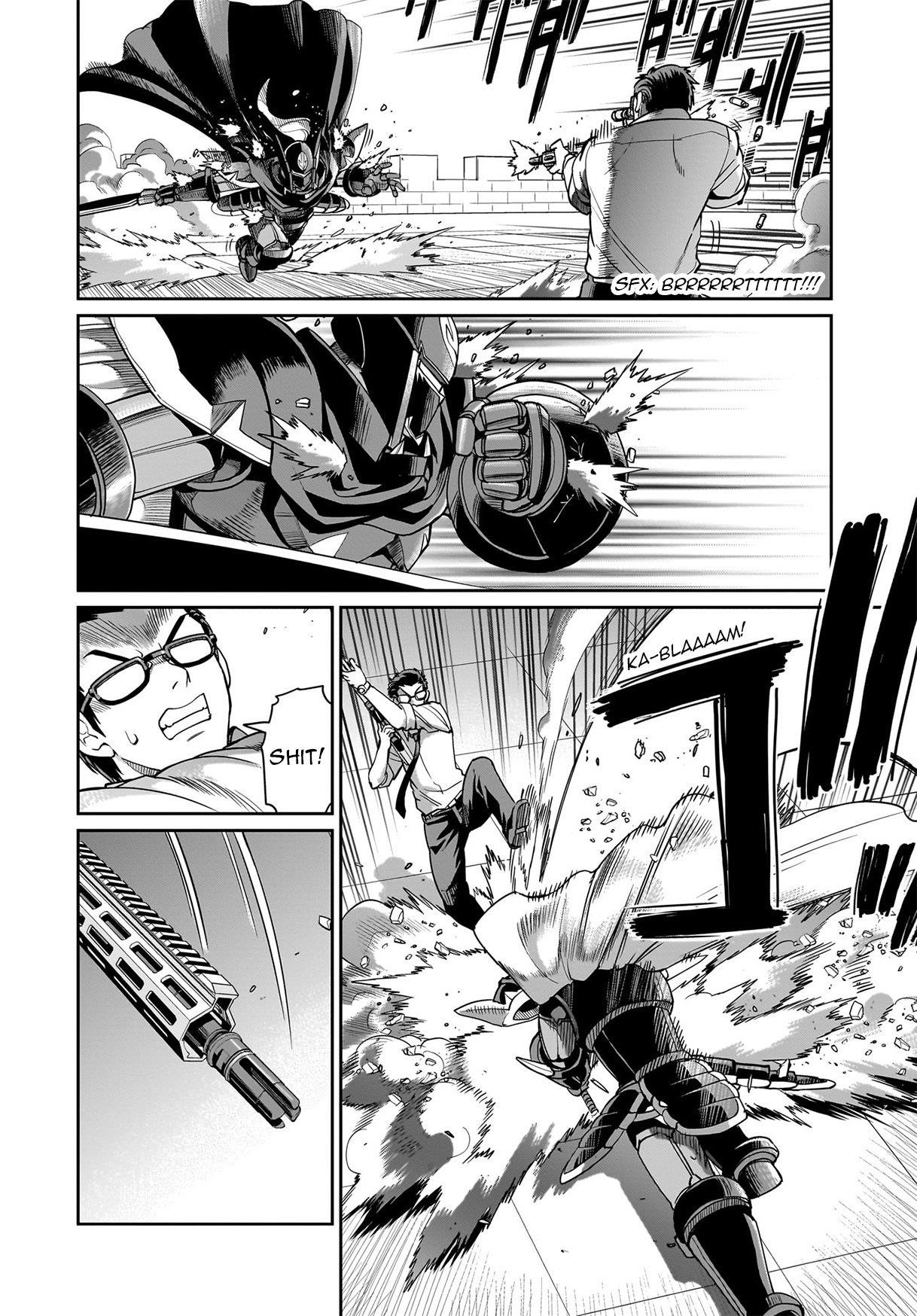 The gunner’s life of a middle-aged man summoned to another world and armed with a rifle: an airsoft addicted salaryman returns to the alternative world after work Chapter 49 - Page 3