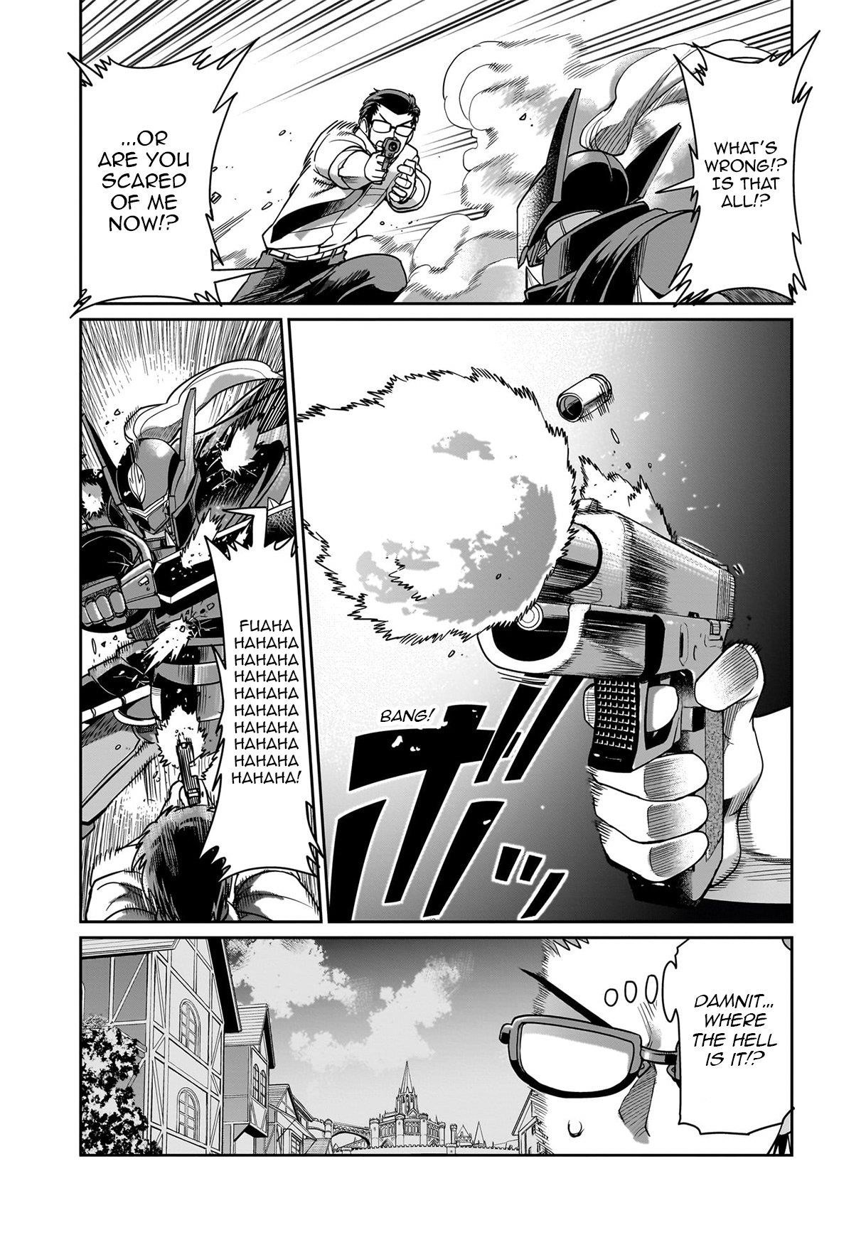 The gunner’s life of a middle-aged man summoned to another world and armed with a rifle: an airsoft addicted salaryman returns to the alternative world after work Chapter 49 - Page 8