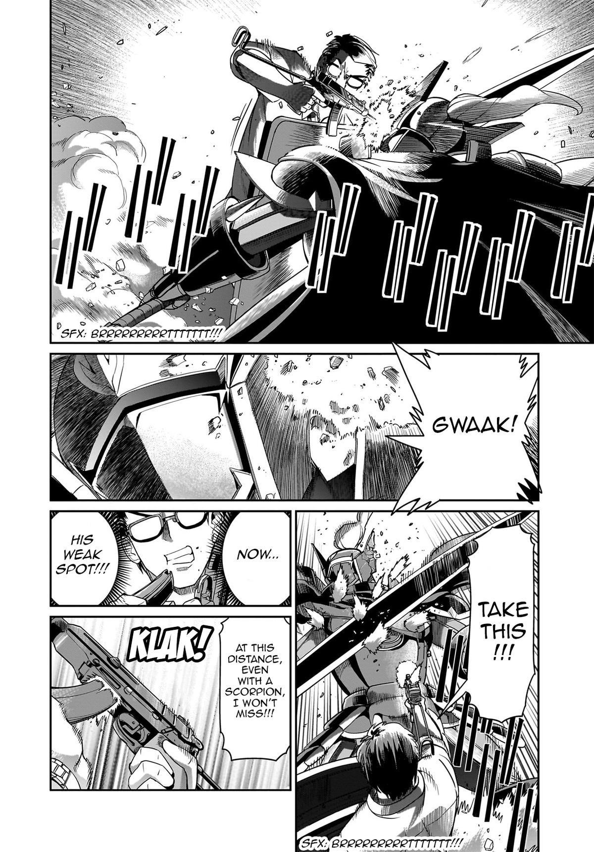 The gunner’s life of a middle-aged man summoned to another world and armed with a rifle: an airsoft addicted salaryman returns to the alternative world after work Chapter 50 - Page 12