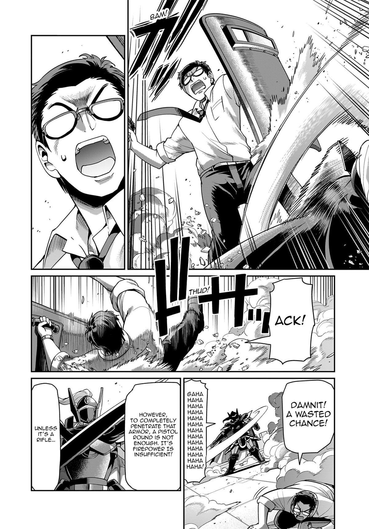 The gunner’s life of a middle-aged man summoned to another world and armed with a rifle: an airsoft addicted salaryman returns to the alternative world after work Chapter 50 - Page 14