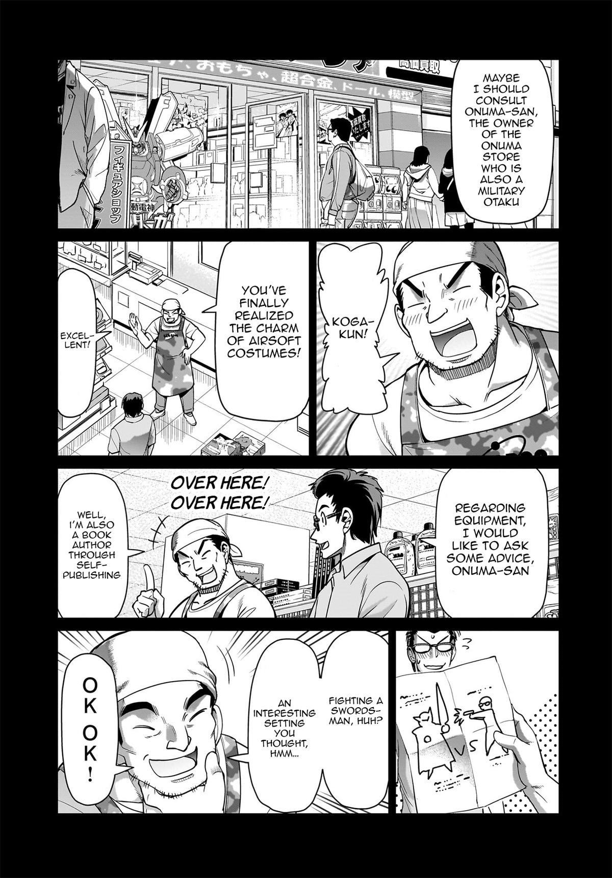 The gunner’s life of a middle-aged man summoned to another world and armed with a rifle: an airsoft addicted salaryman returns to the alternative world after work Chapter 50 - Page 3