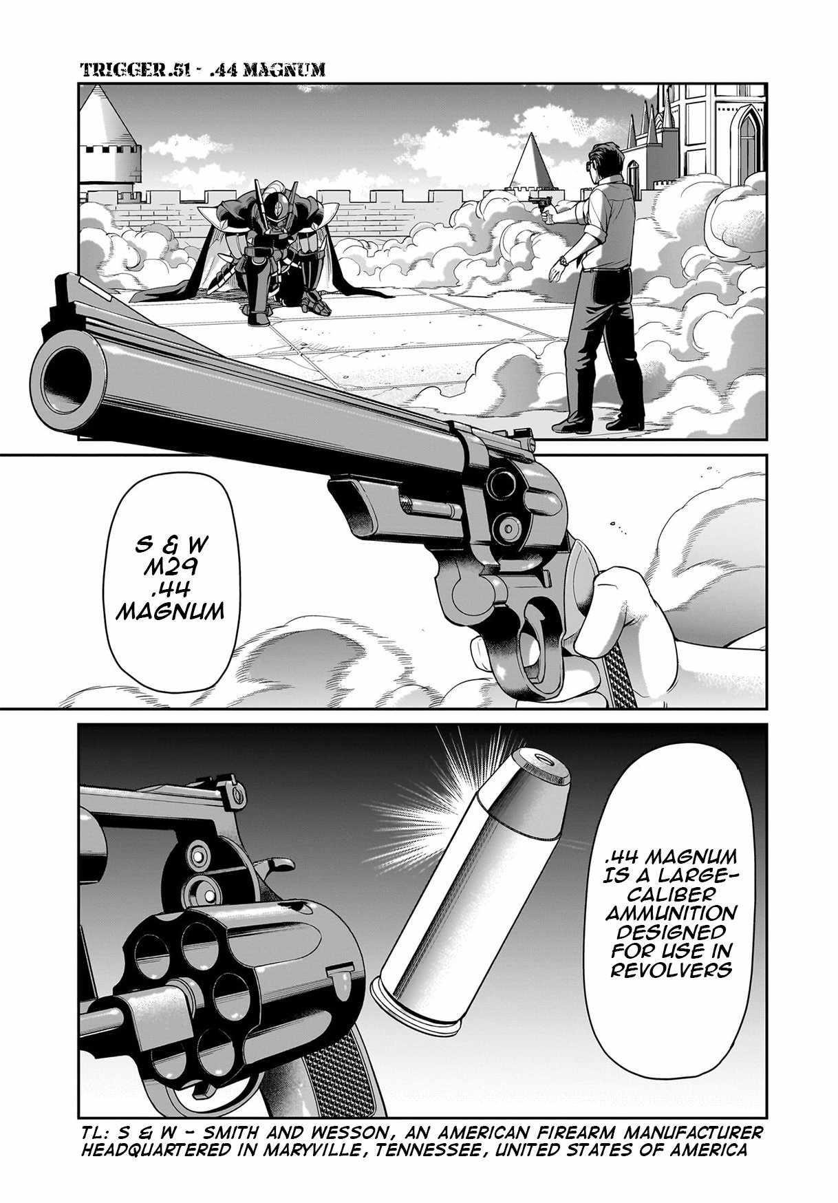 The gunner’s life of a middle-aged man summoned to another world and armed with a rifle: an airsoft addicted salaryman returns to the alternative world after work Chapter 51 - Page 2