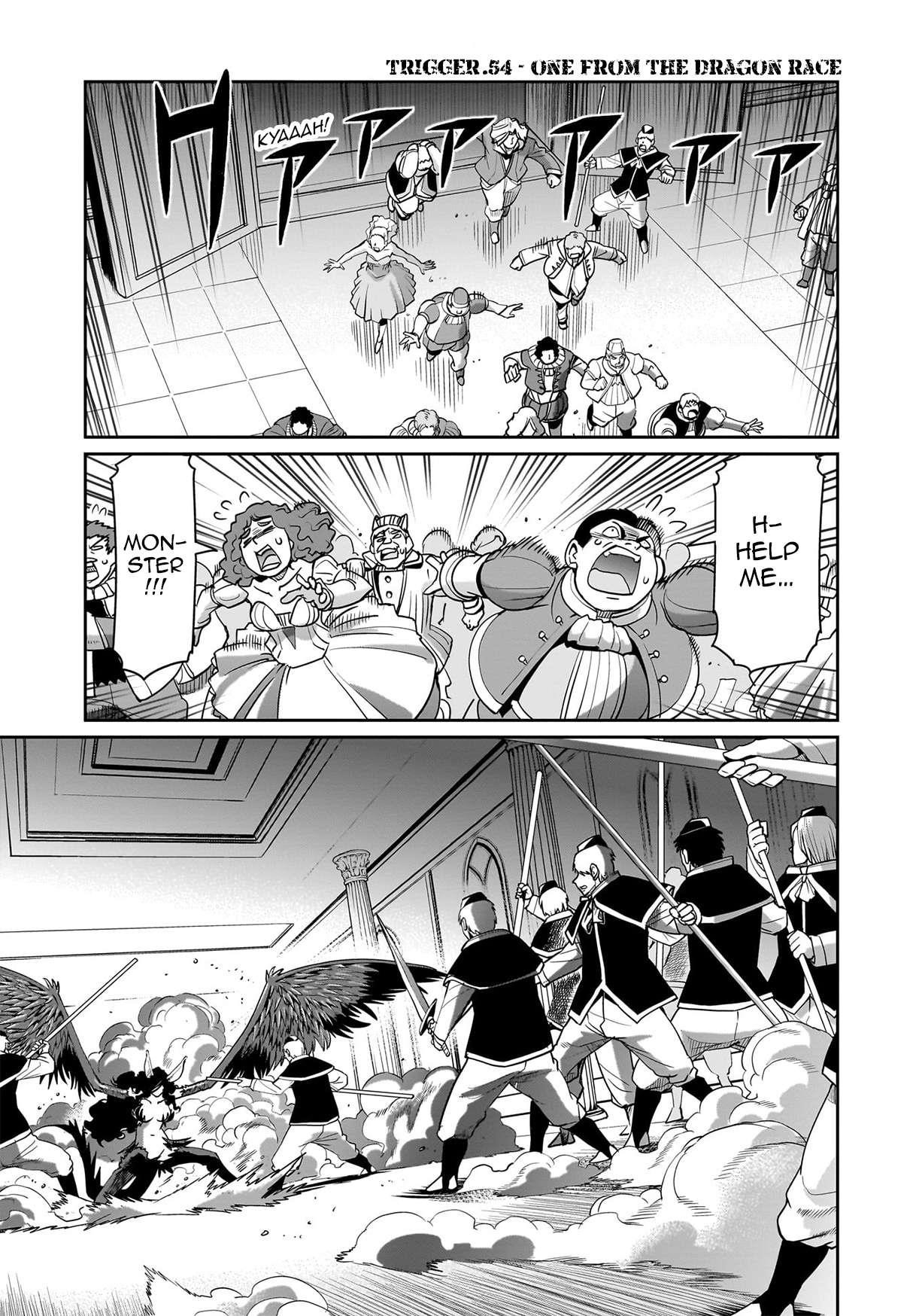 The gunner’s life of a middle-aged man summoned to another world and armed with a rifle: an airsoft addicted salaryman returns to the alternative world after work Chapter 54 - Page 1